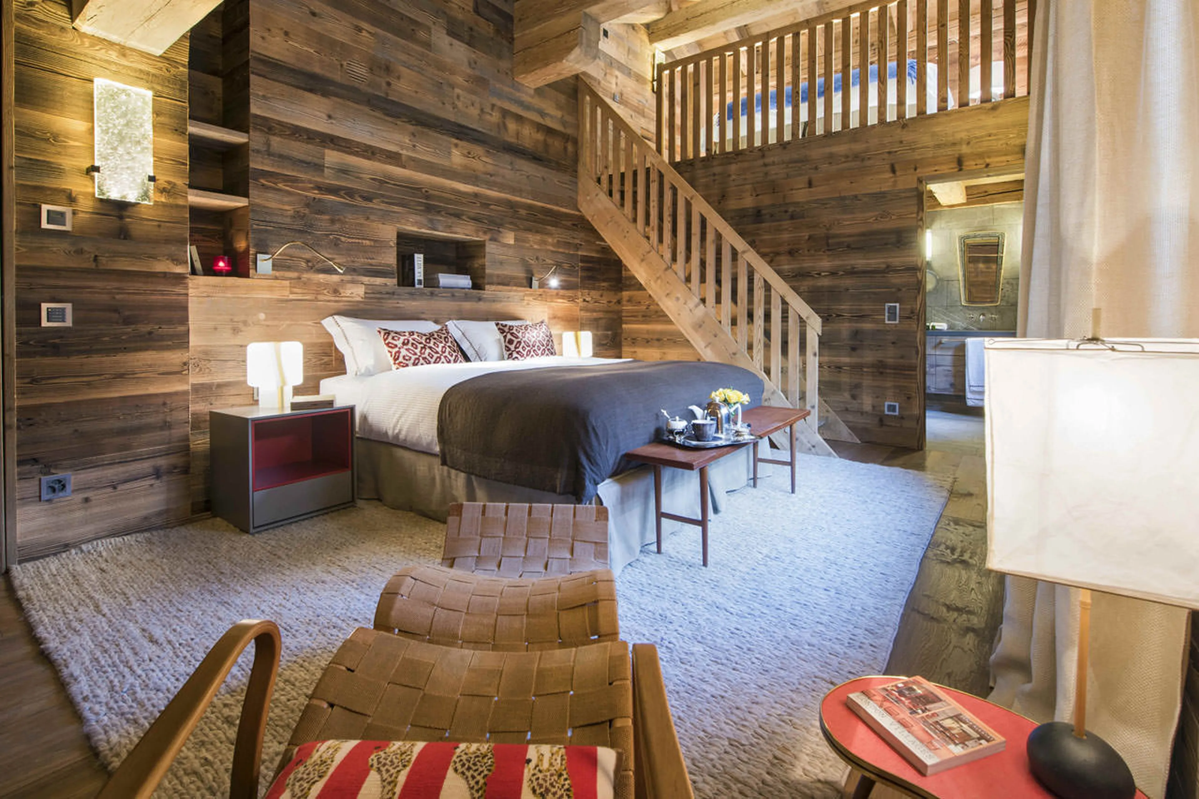 Bedroom five at Place Blanche in Verbier