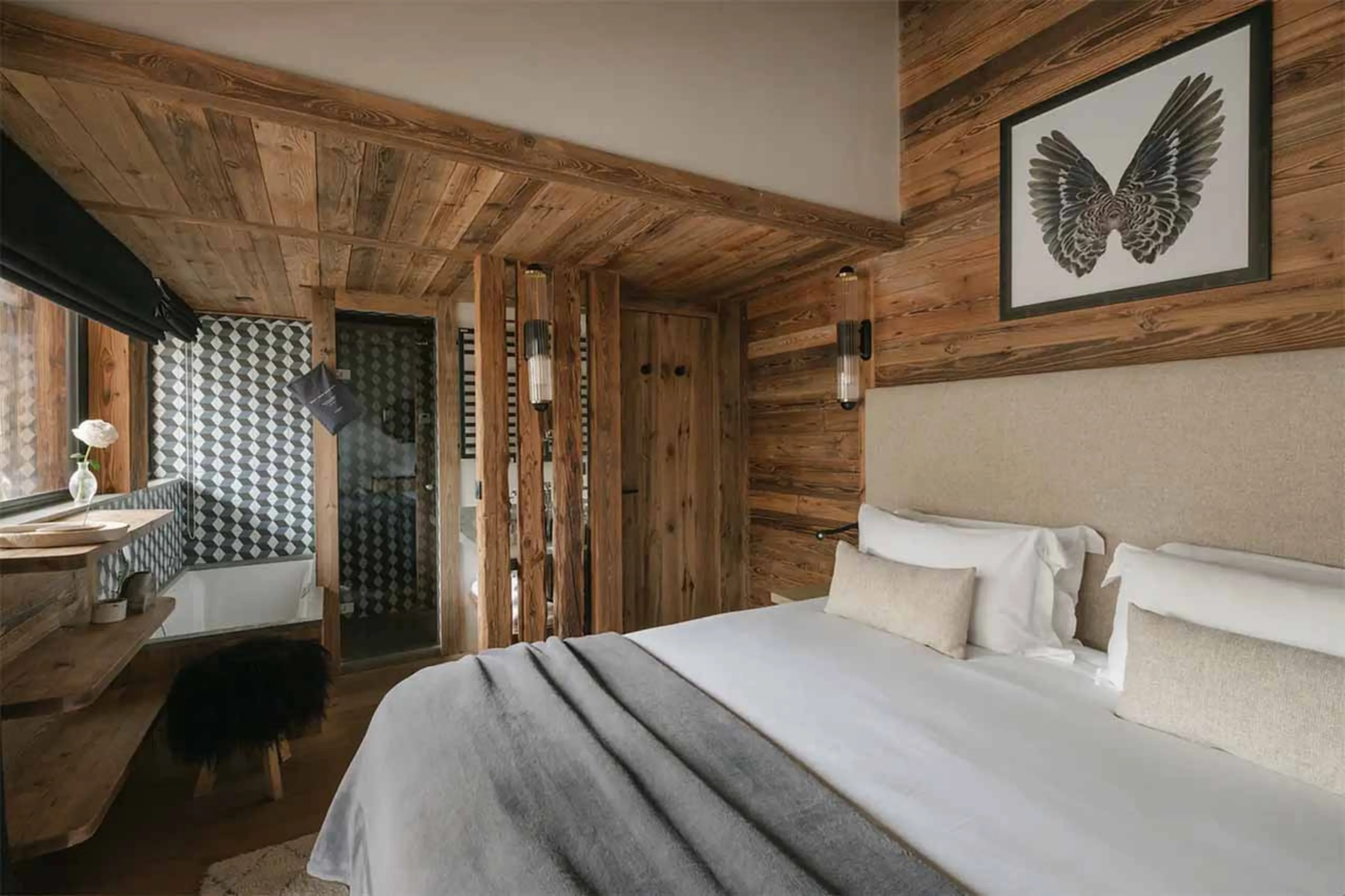 Bedroom 2 at Rocca Penthouse in Val d'Isere