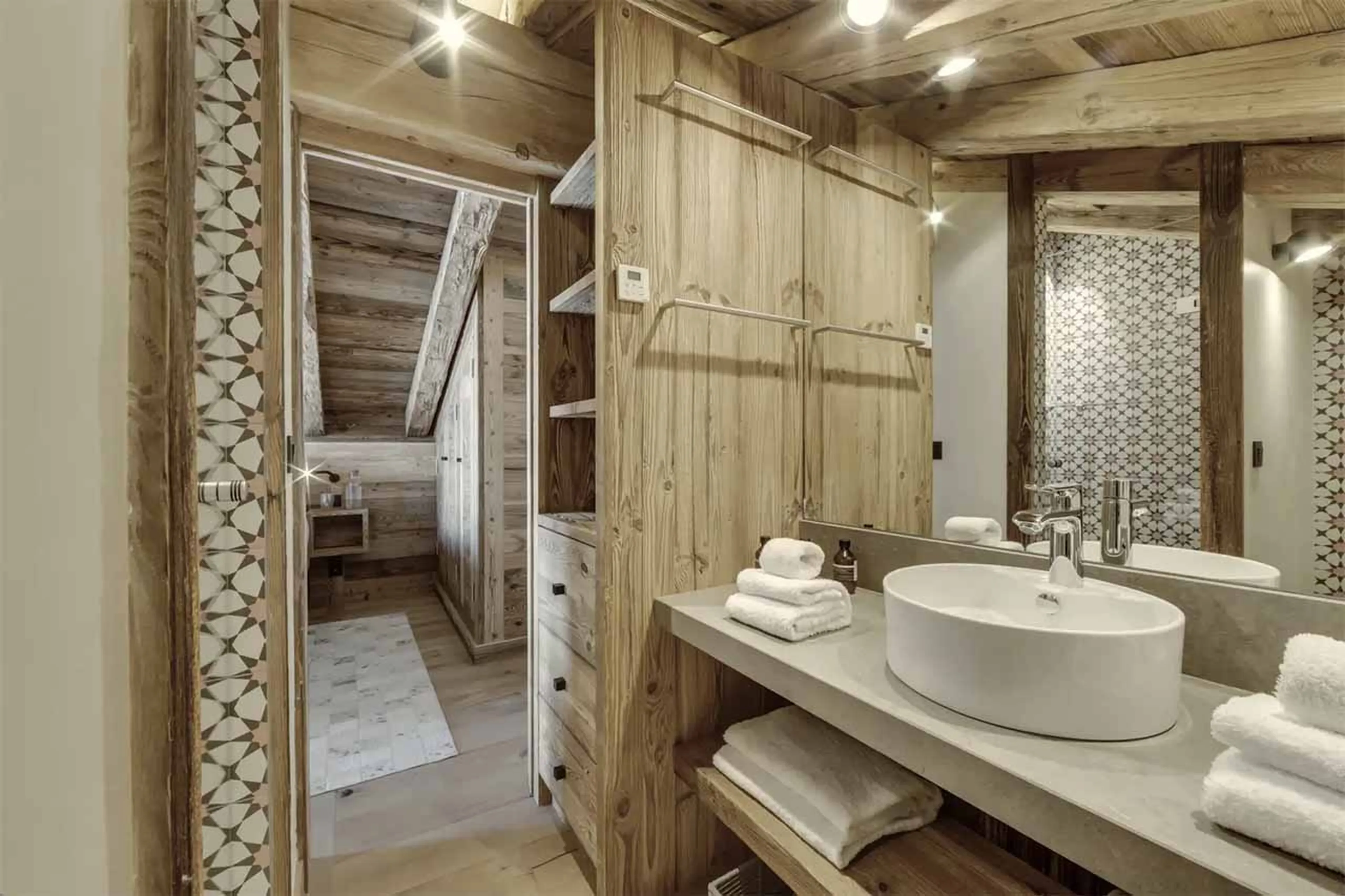 Bedroom five at Penthouse Rocca in Val d'Isere