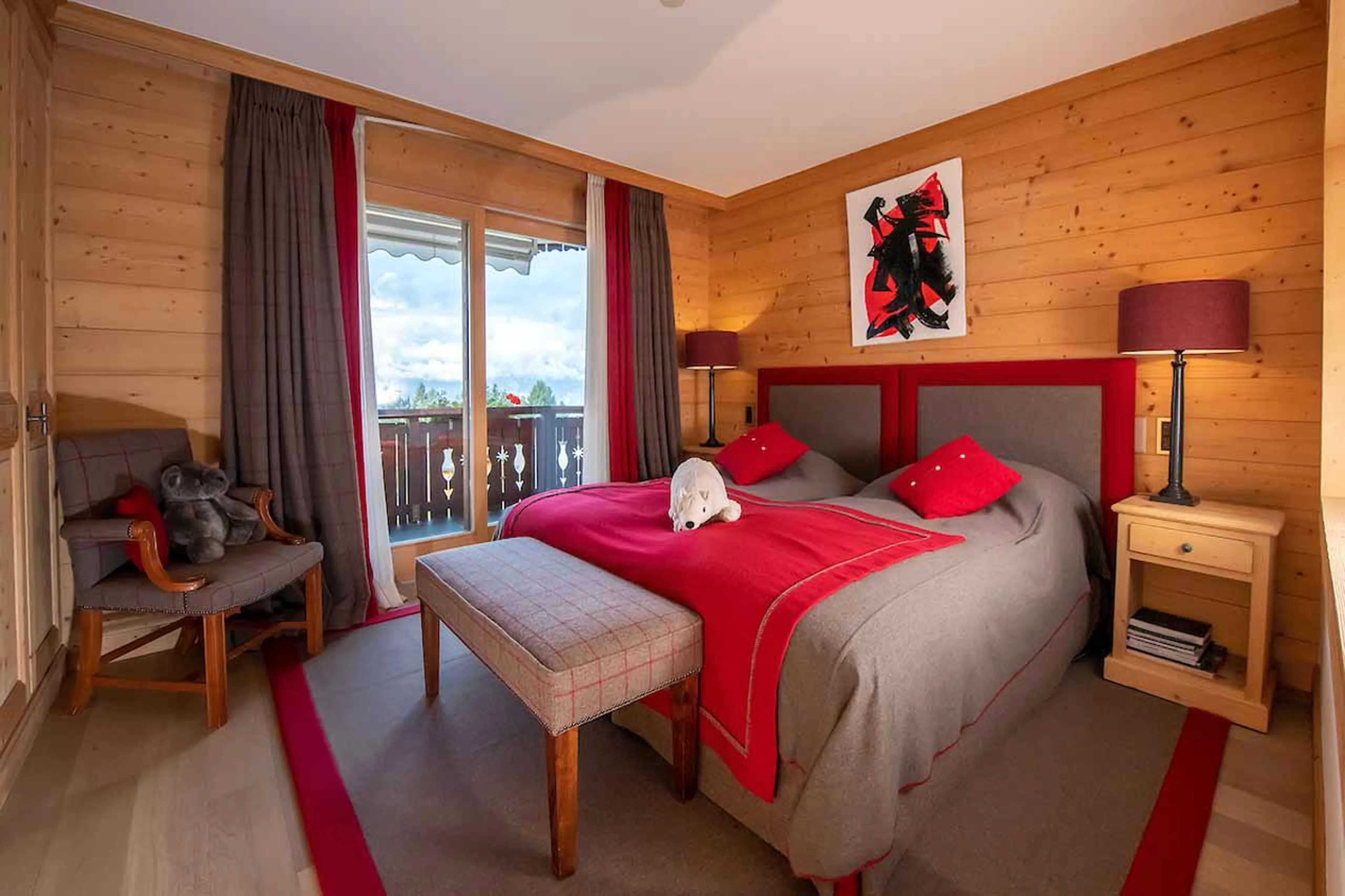 Bedroom three at Royal Penthouse in Villars sur Ollon