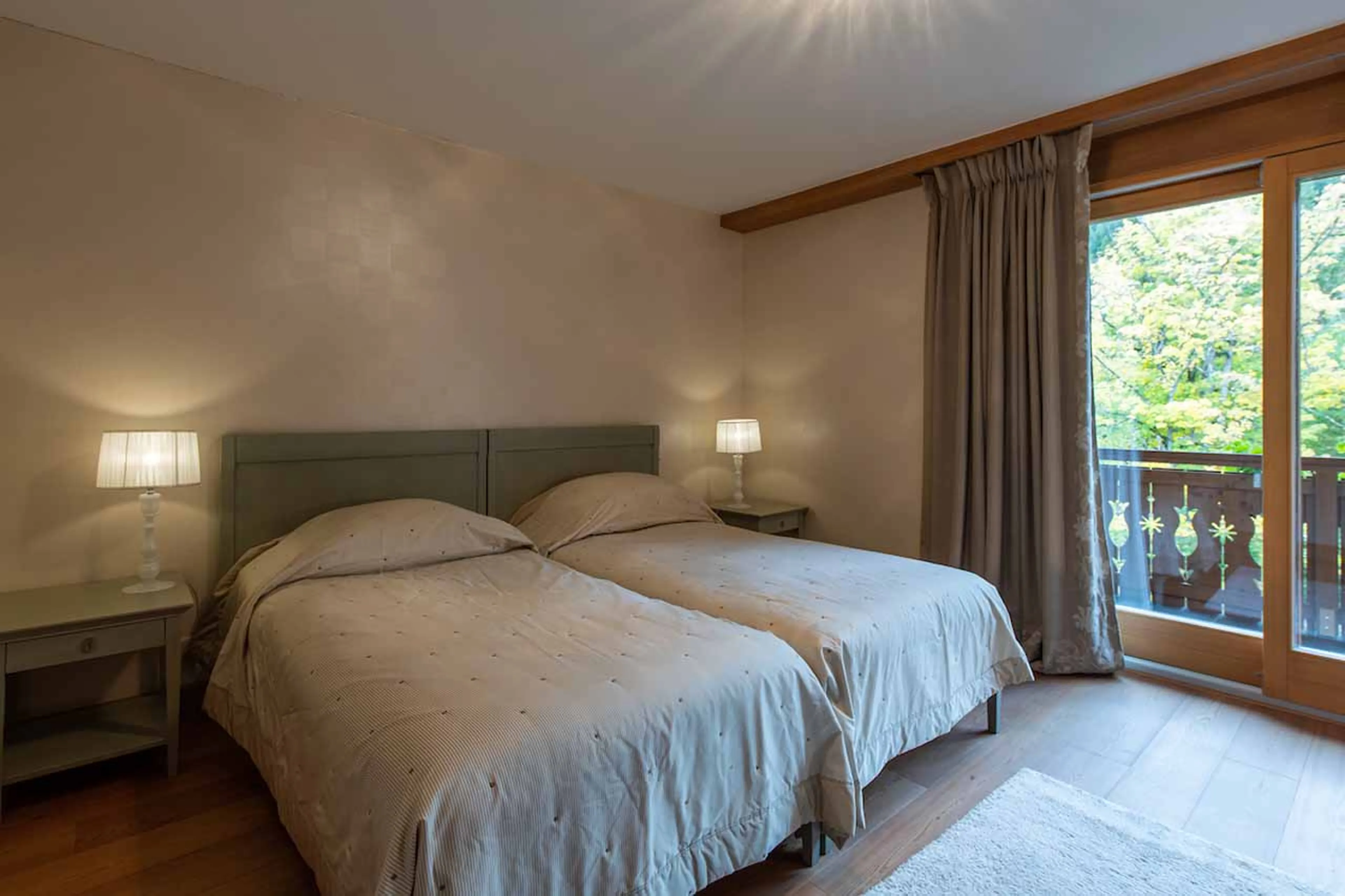 Bedroom one at Royalp Modern Penthouse in Villars