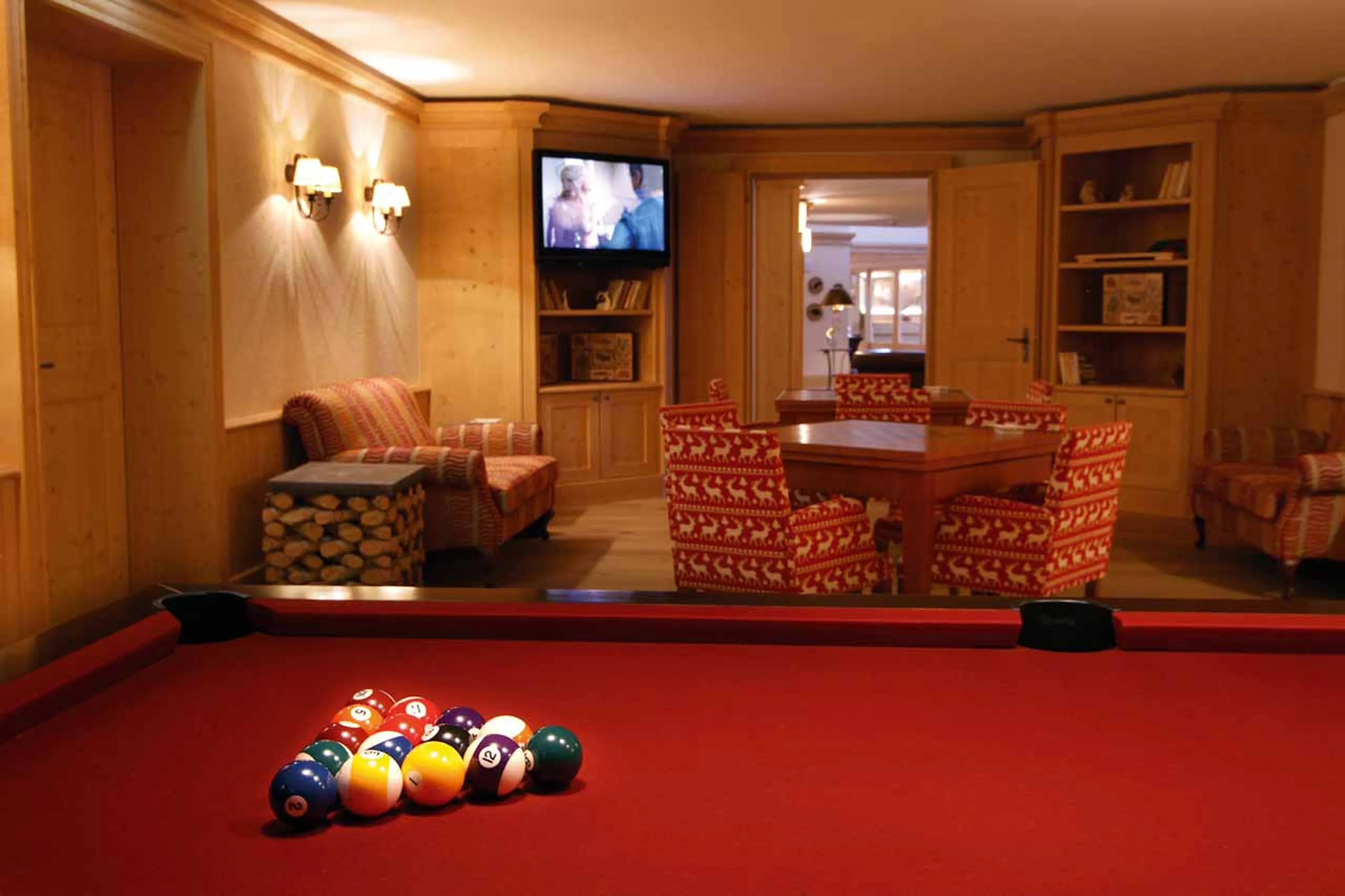 Billiard room at Royalp Modern Penthouse in Villars
