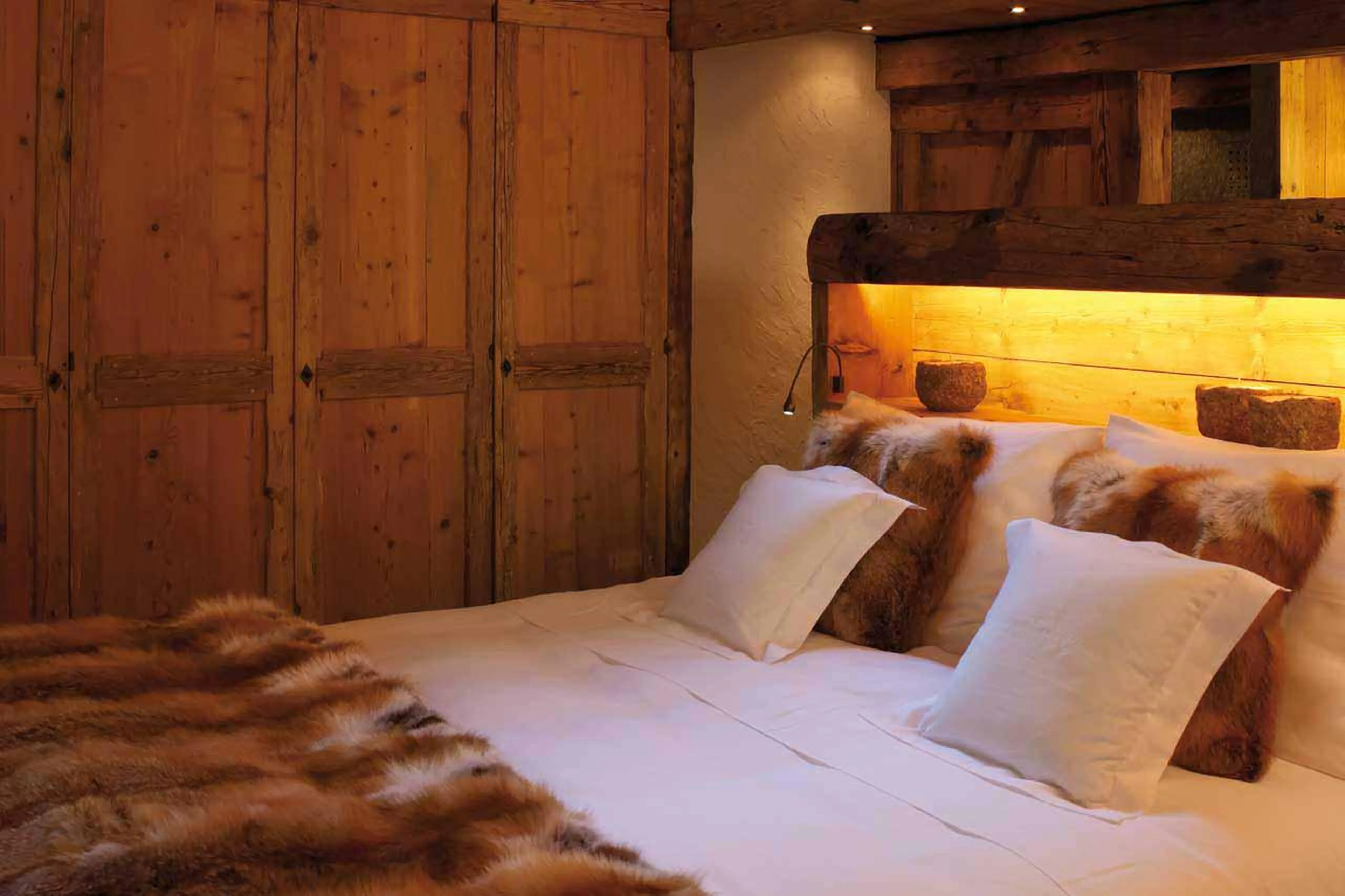 Bedroom two at San Lorenzo Mountain Lodge in Kronplatz