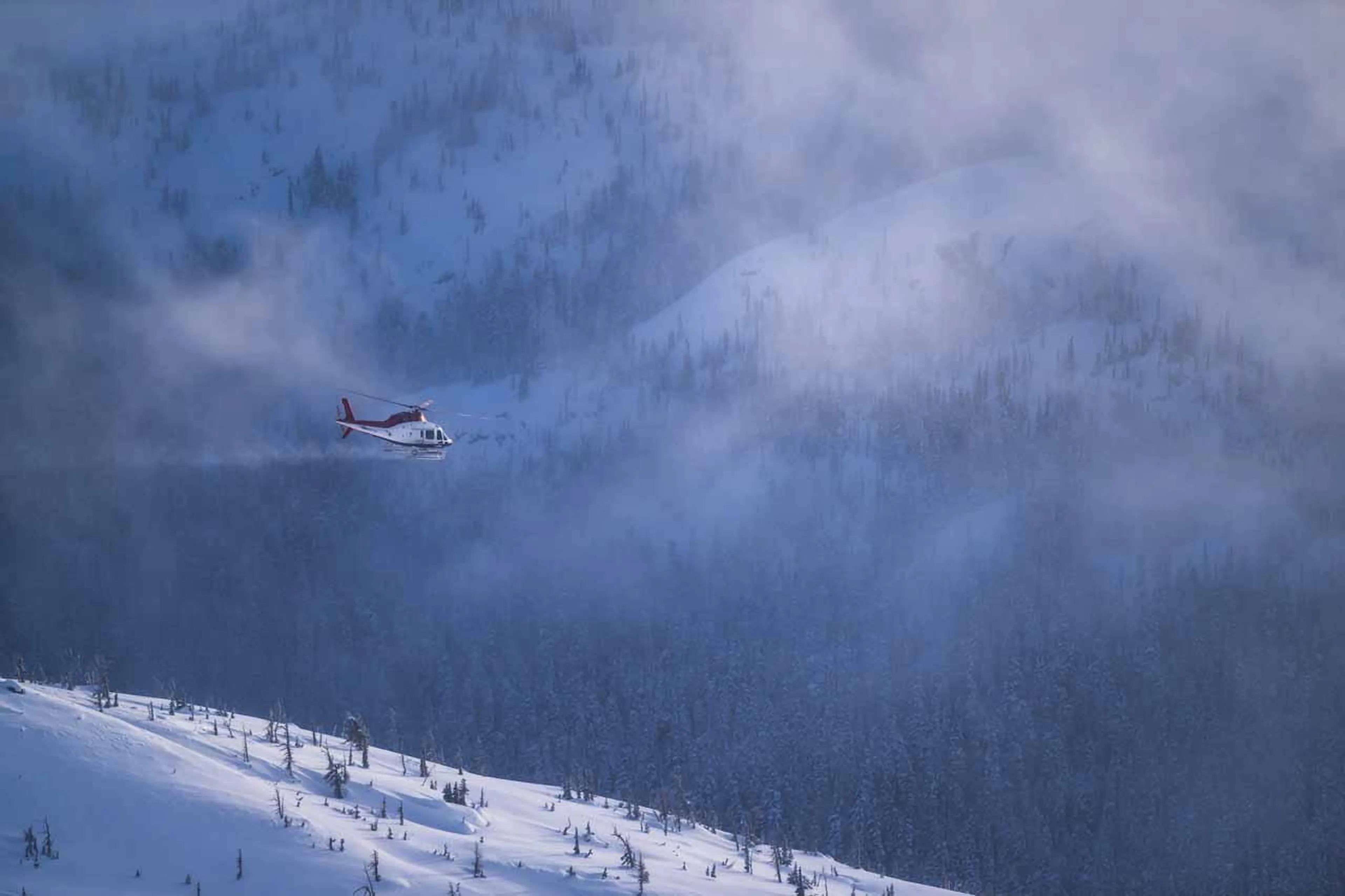 Heliskiing from Sand Creek Ranch in Bella Coola