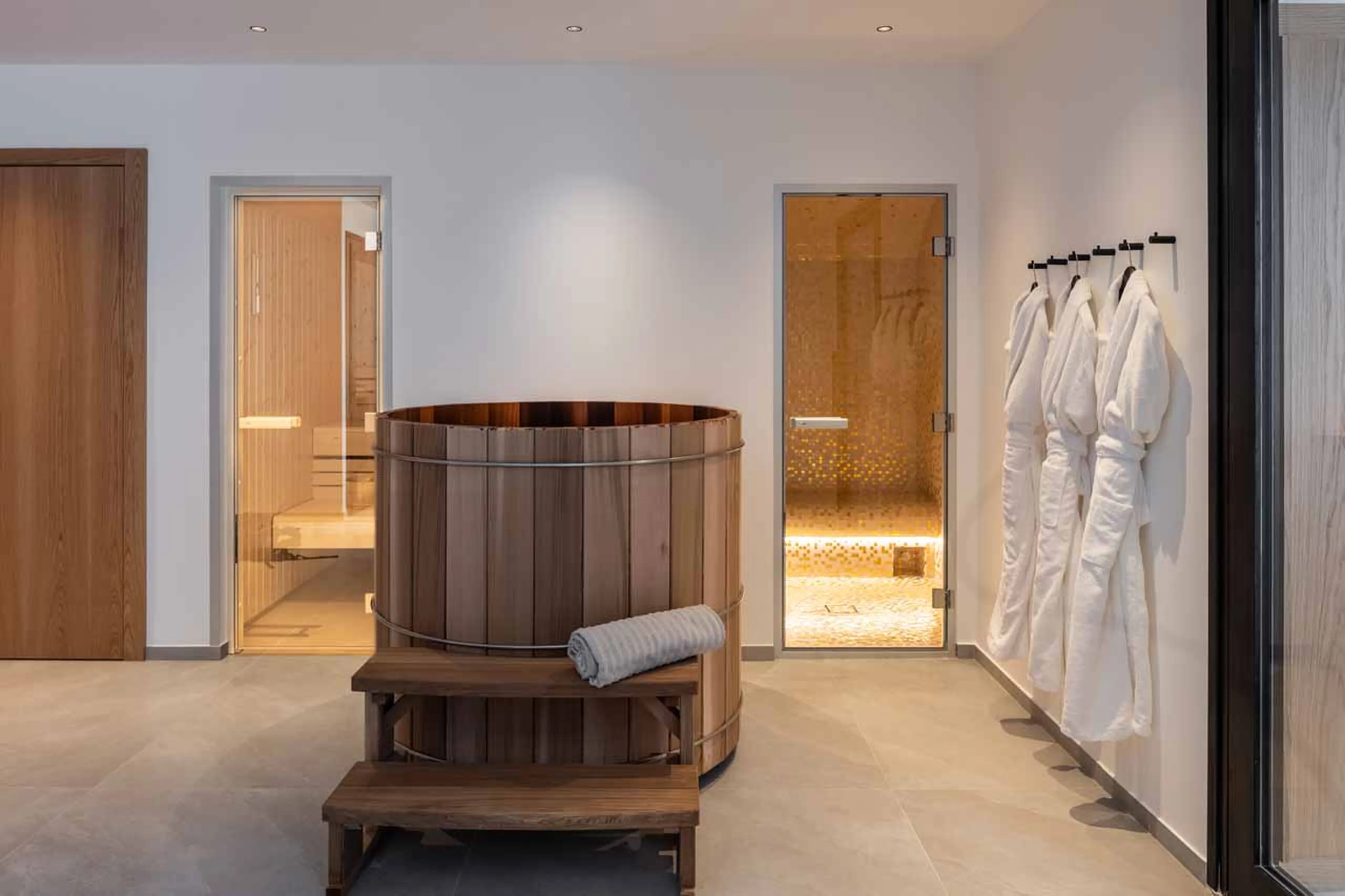 Nordic bath at Sasha Apartment 4 in Courchevel 1850