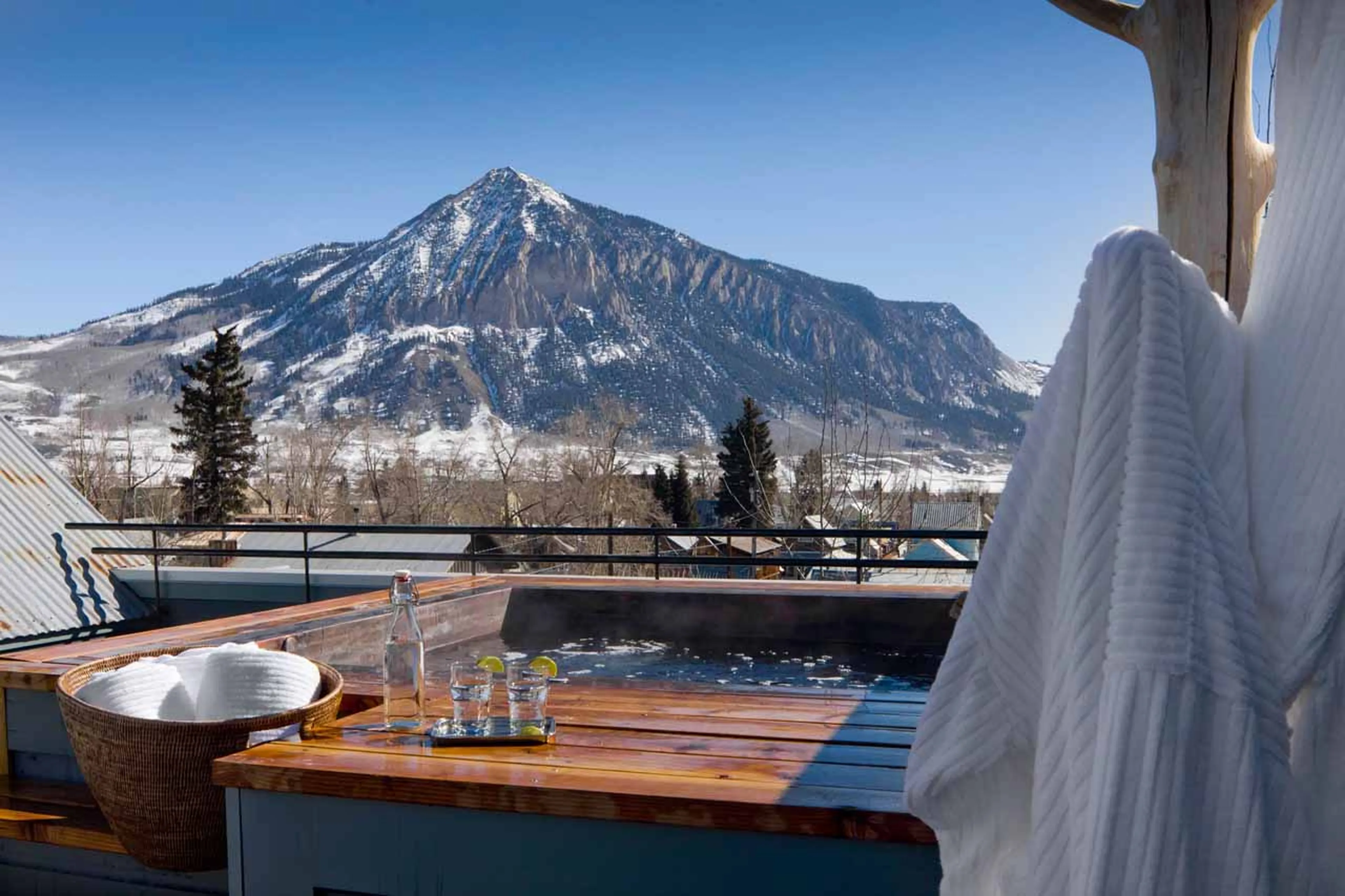 Views from hot tub at Scarp Ridge Lodge in Crested Butte
