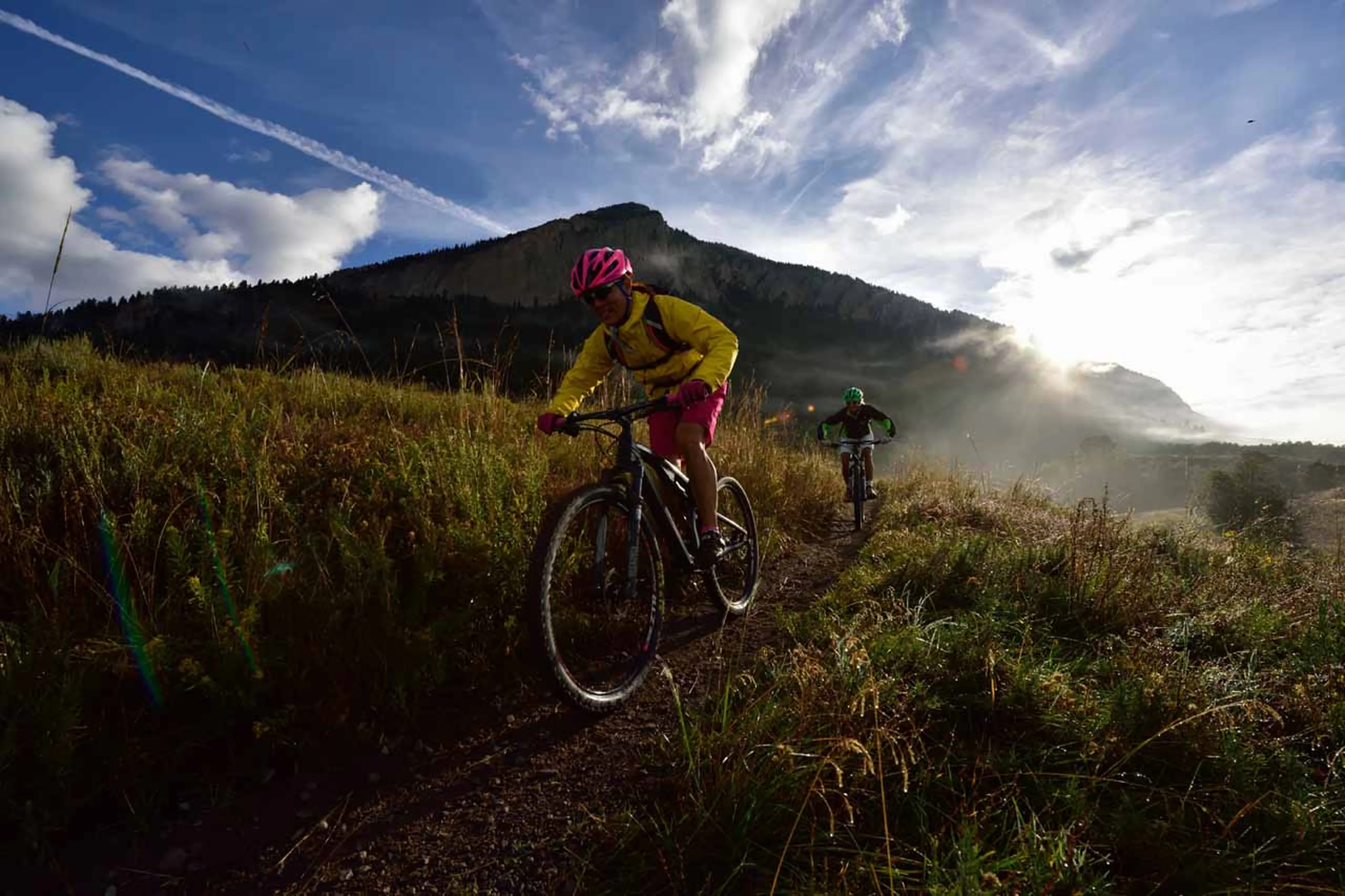 Mountain biking at Scarp Ridge Lodge in Crested Butte