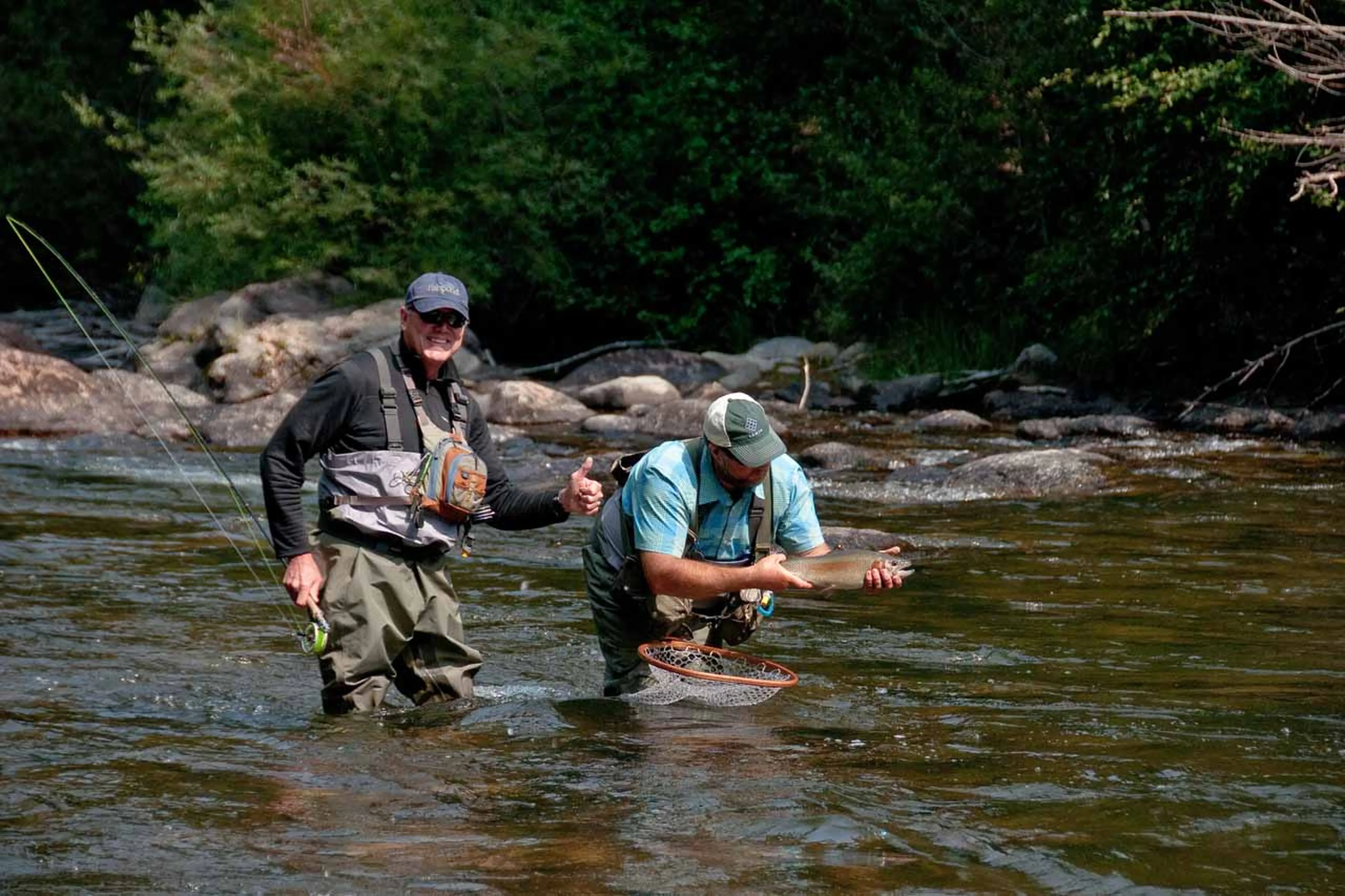 Trout fishing at Scarp Ridge Lodge in Crested Butte