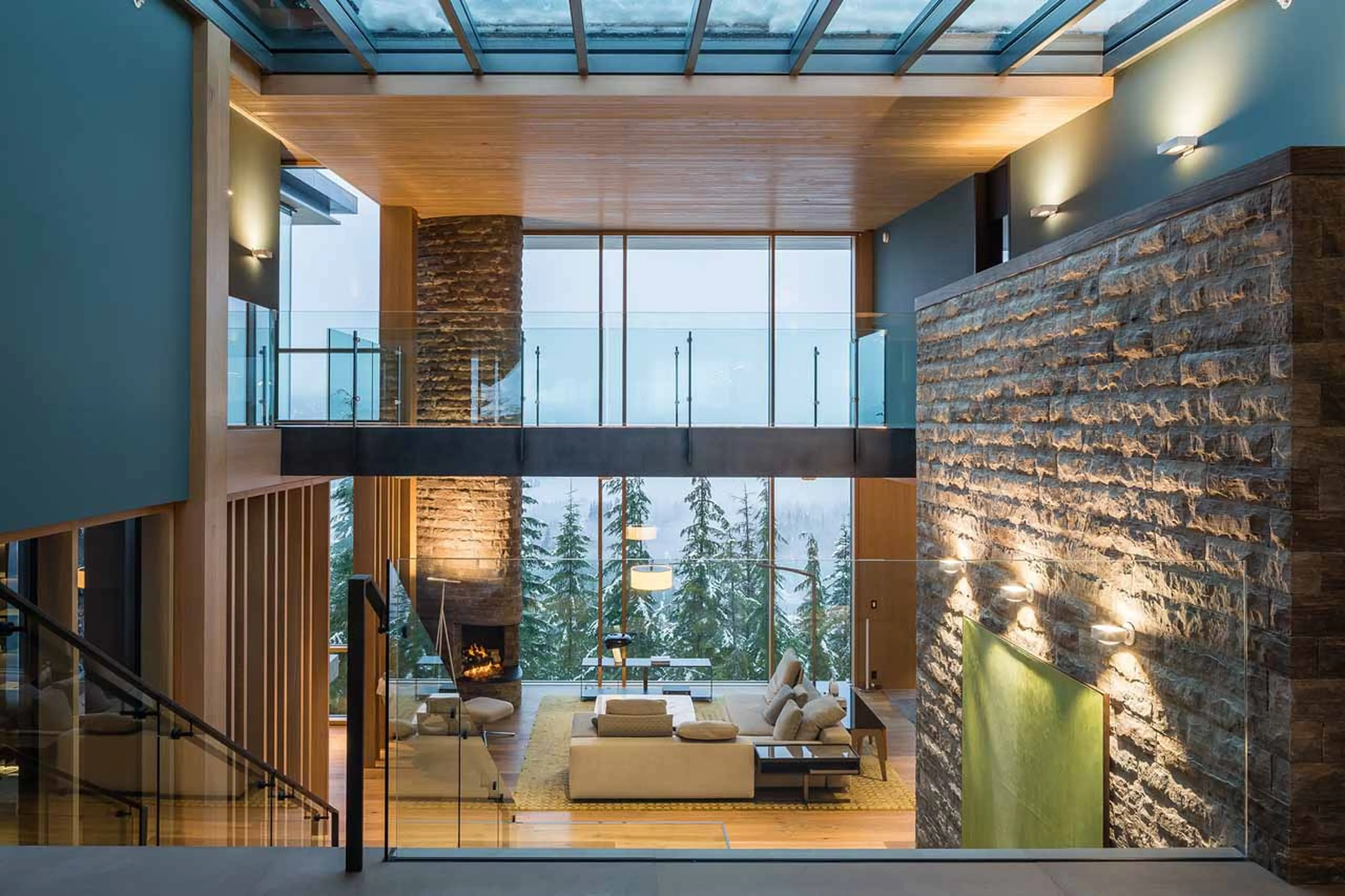 Entrance hall at Serenity Estate Kadenwood in Whistler