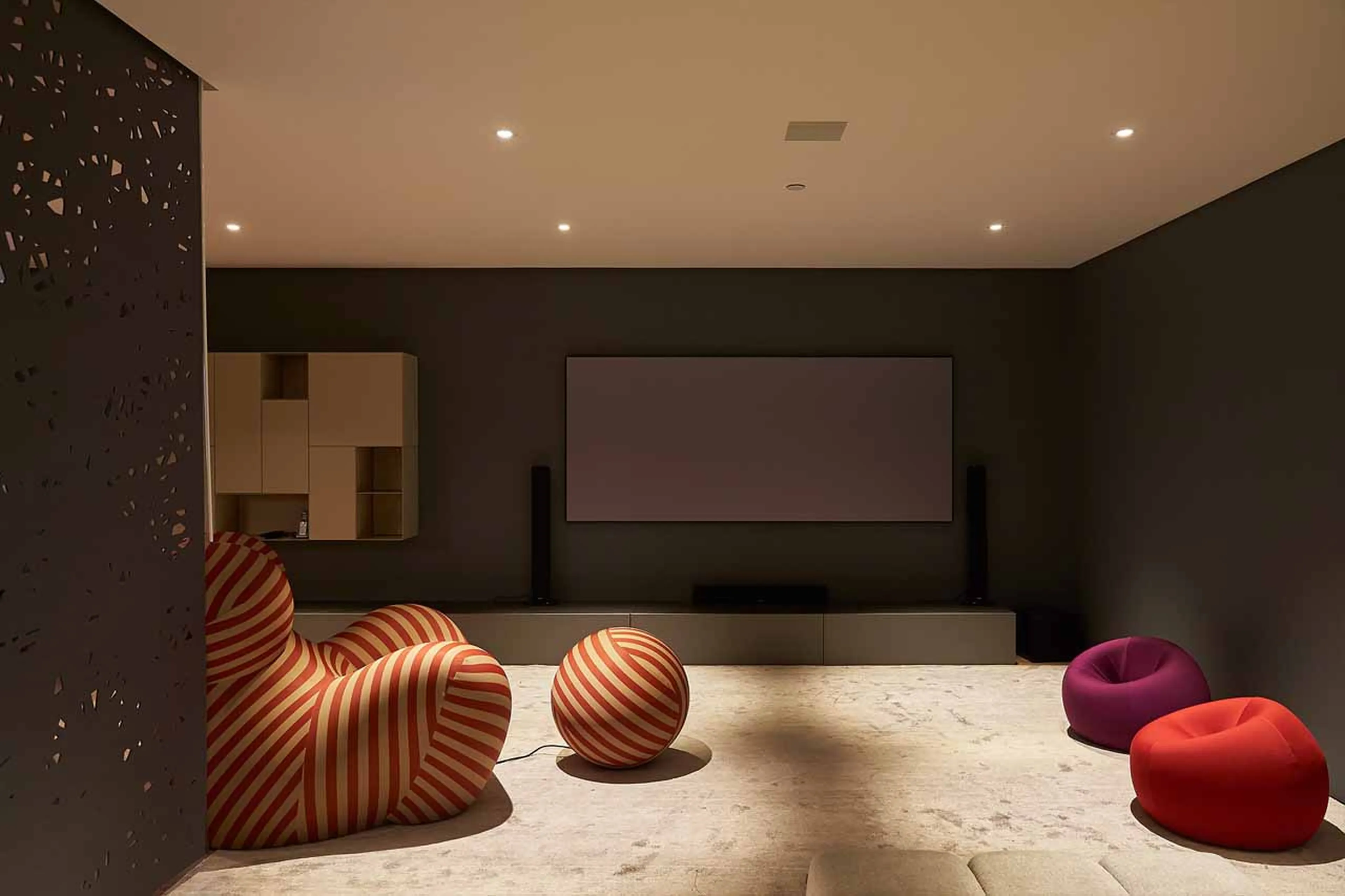 Games room seating at Serenity Estate Kadenwood in Whistler