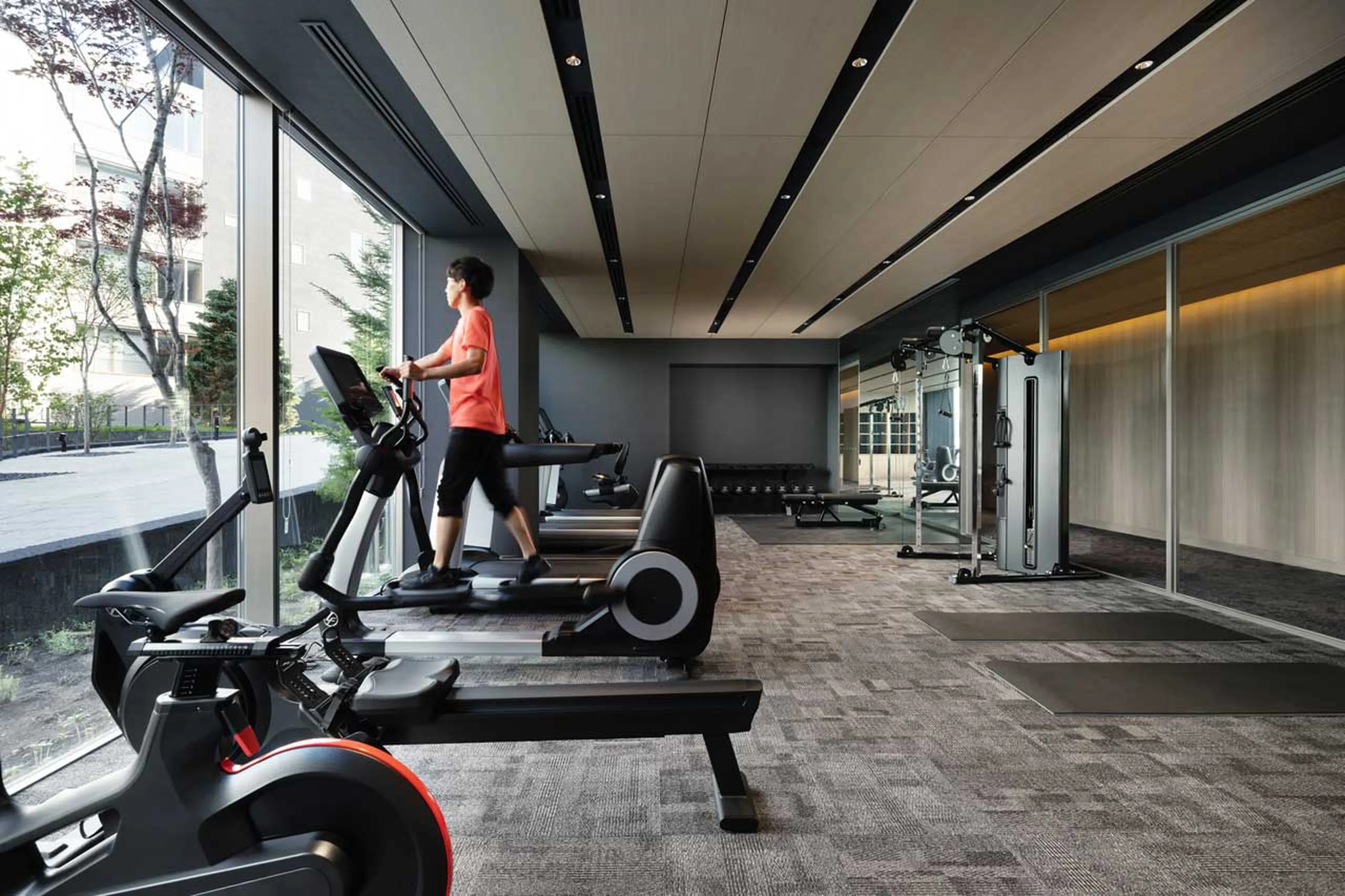 Gym at Setsu in Niseko