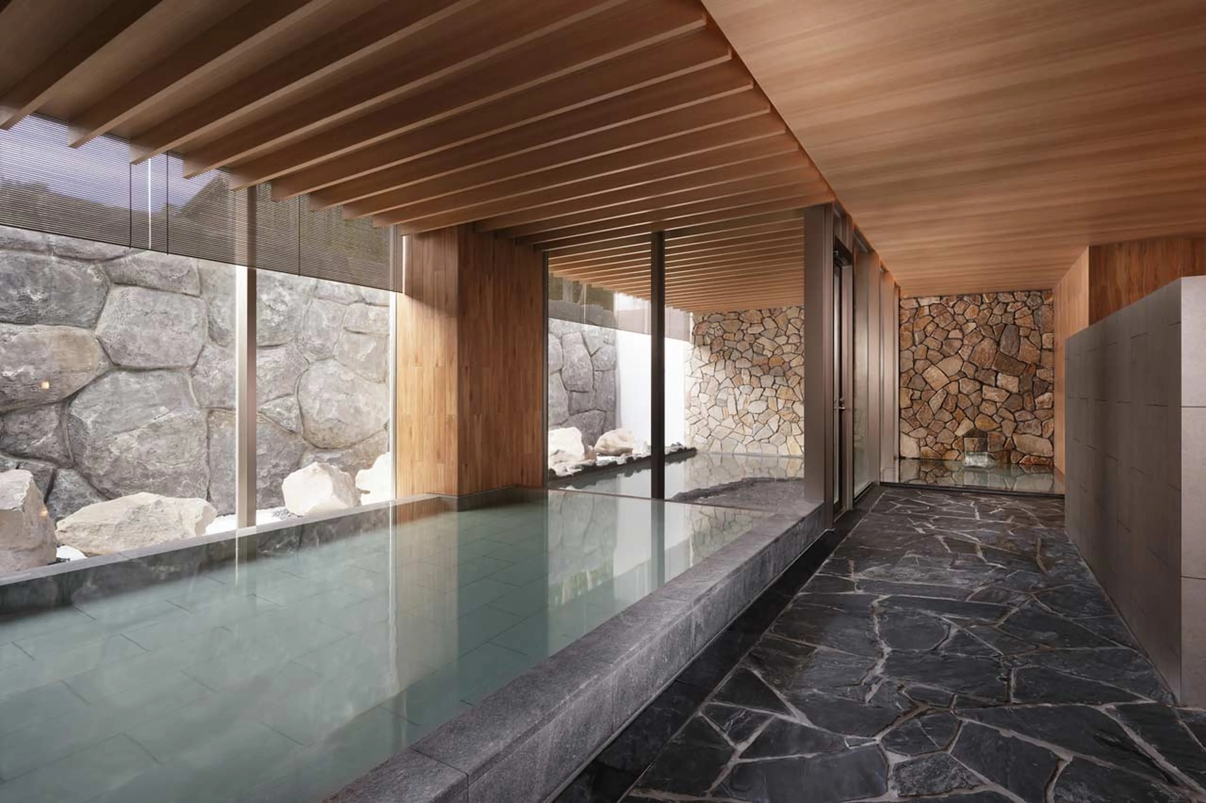 Onsen at Setsu in Niseko