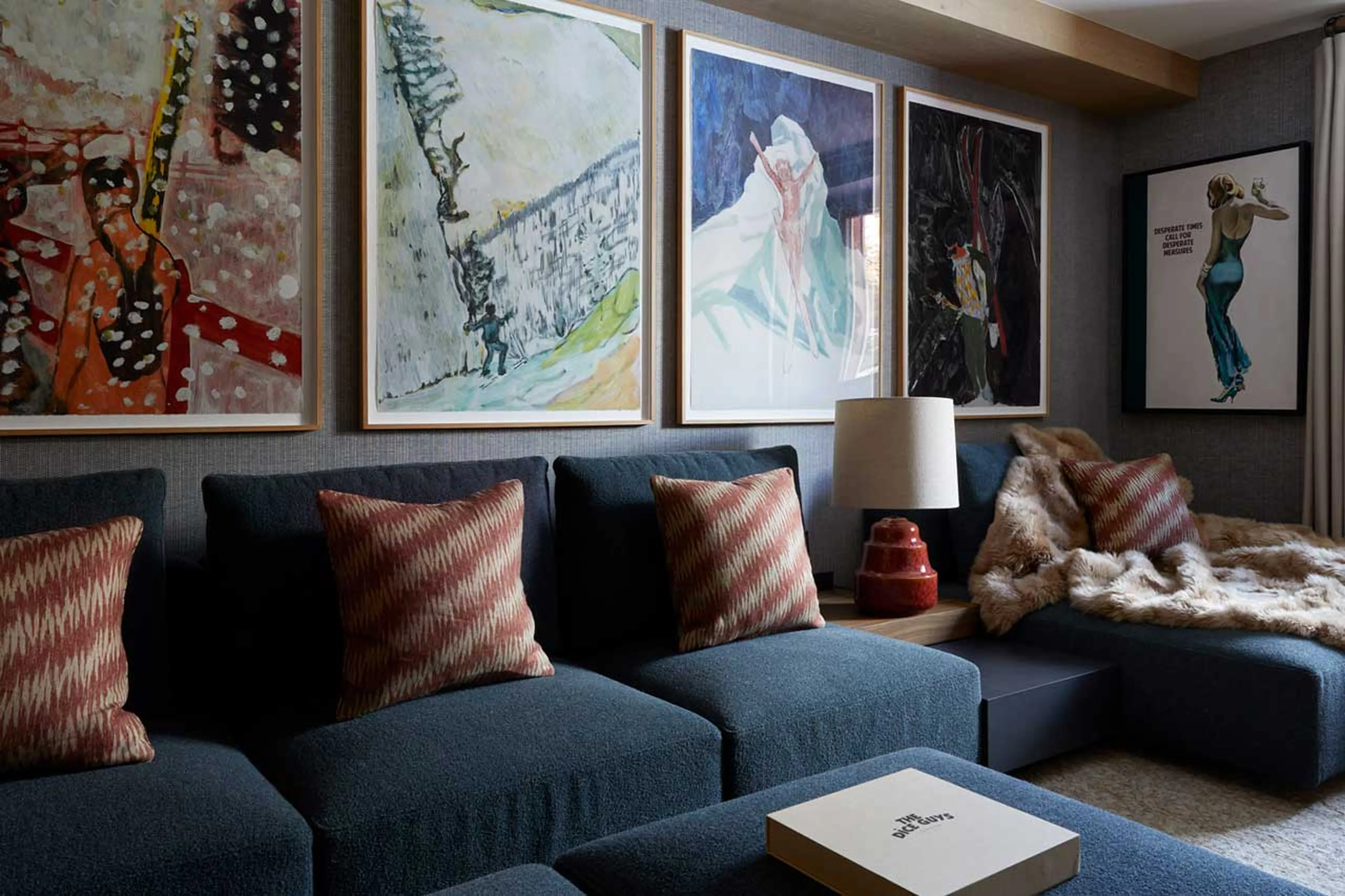 Cinema room at Silverstone Lodge Penthouse 4 in Val d'Isere