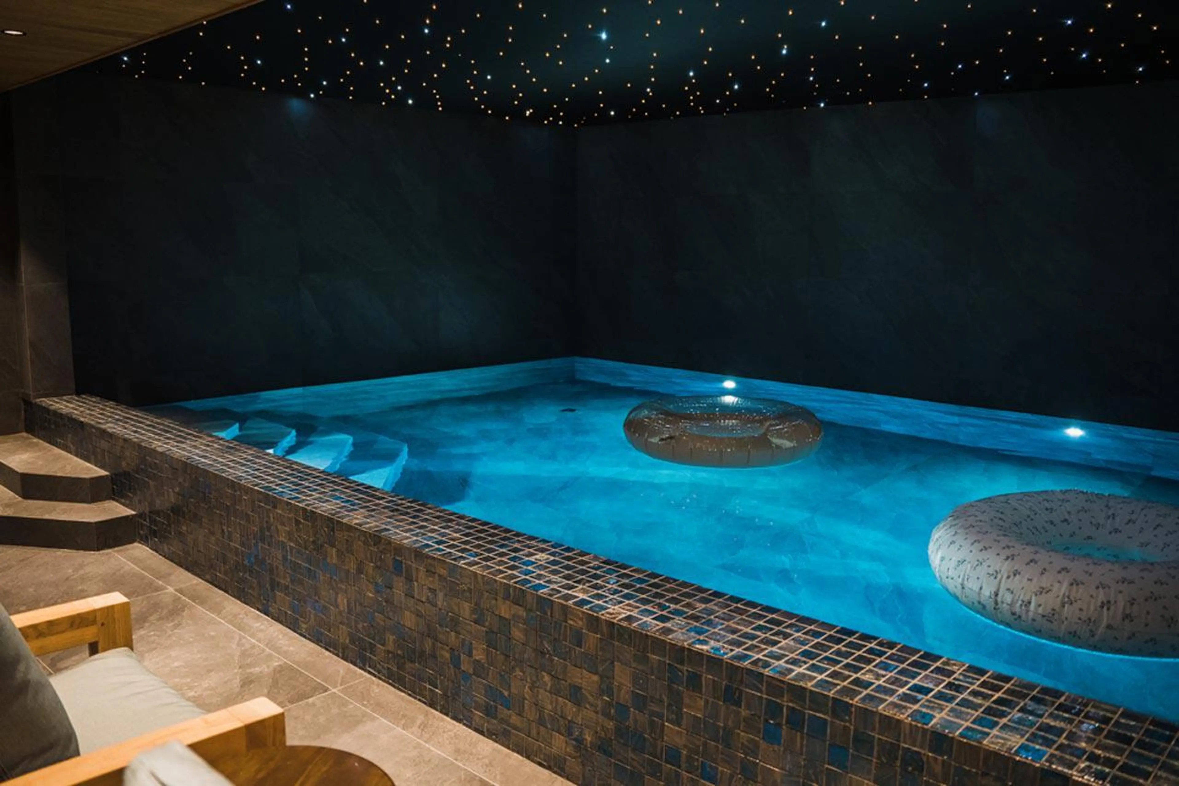 Swimming pool at Silverstone Lodge 5 in Val d'Isere