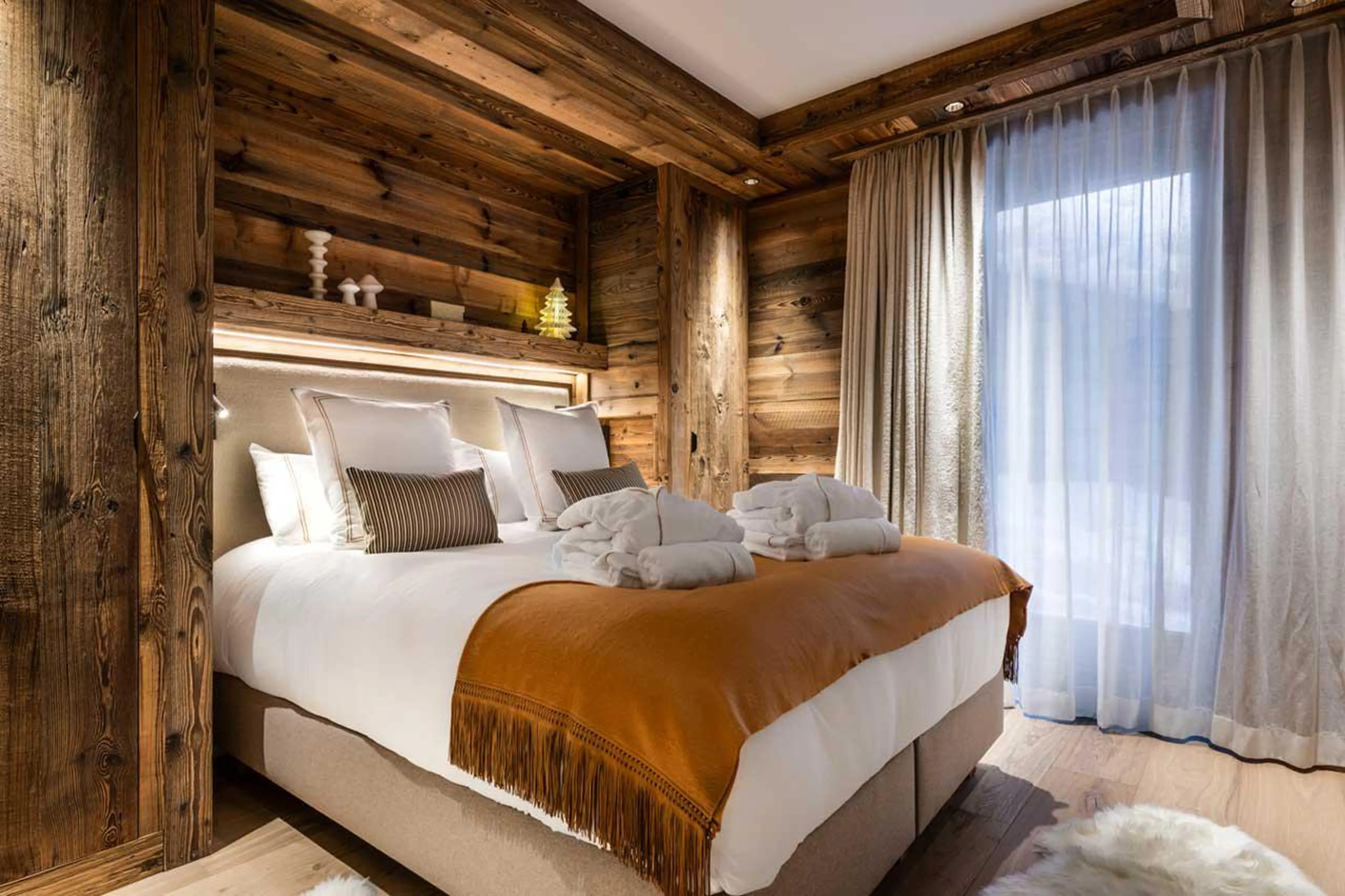 Bedroom two at Silverstone Lodge 2 in Val d'Isere