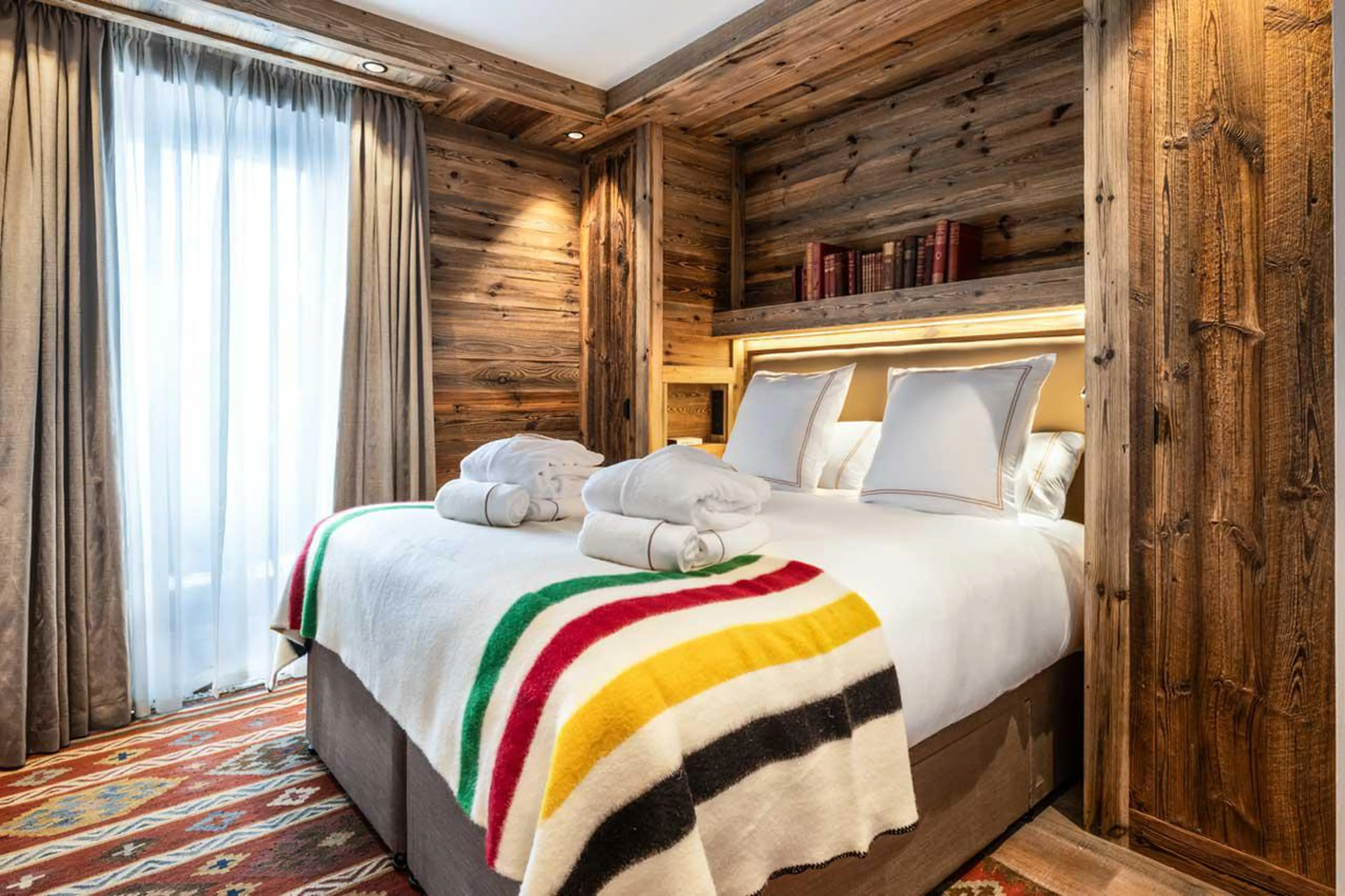 Bedroom two at Silverstone Lodge 6 in Val d'Isere