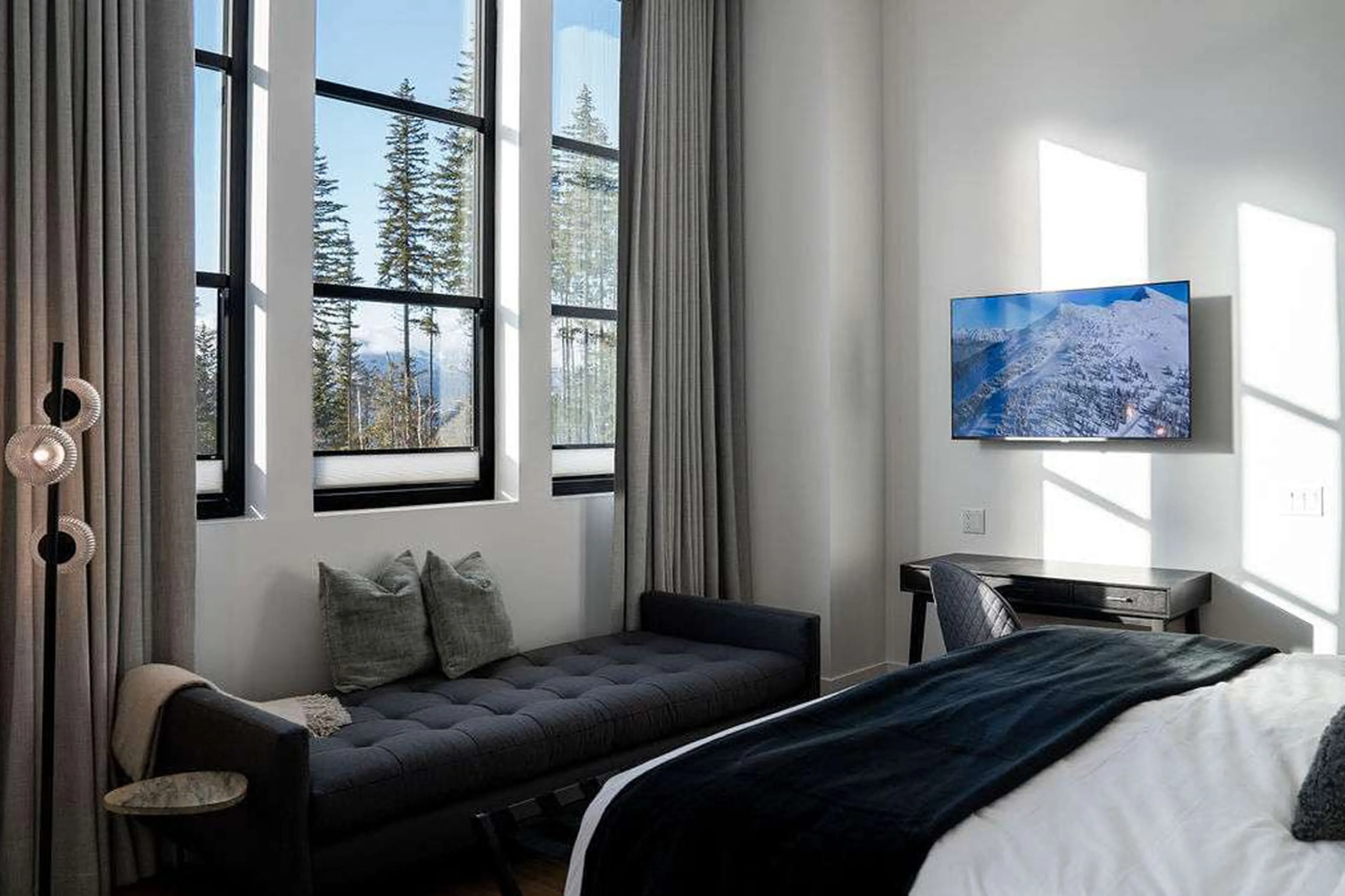 View from bedroom in Sitka Spruce Mountain, Revelstoke