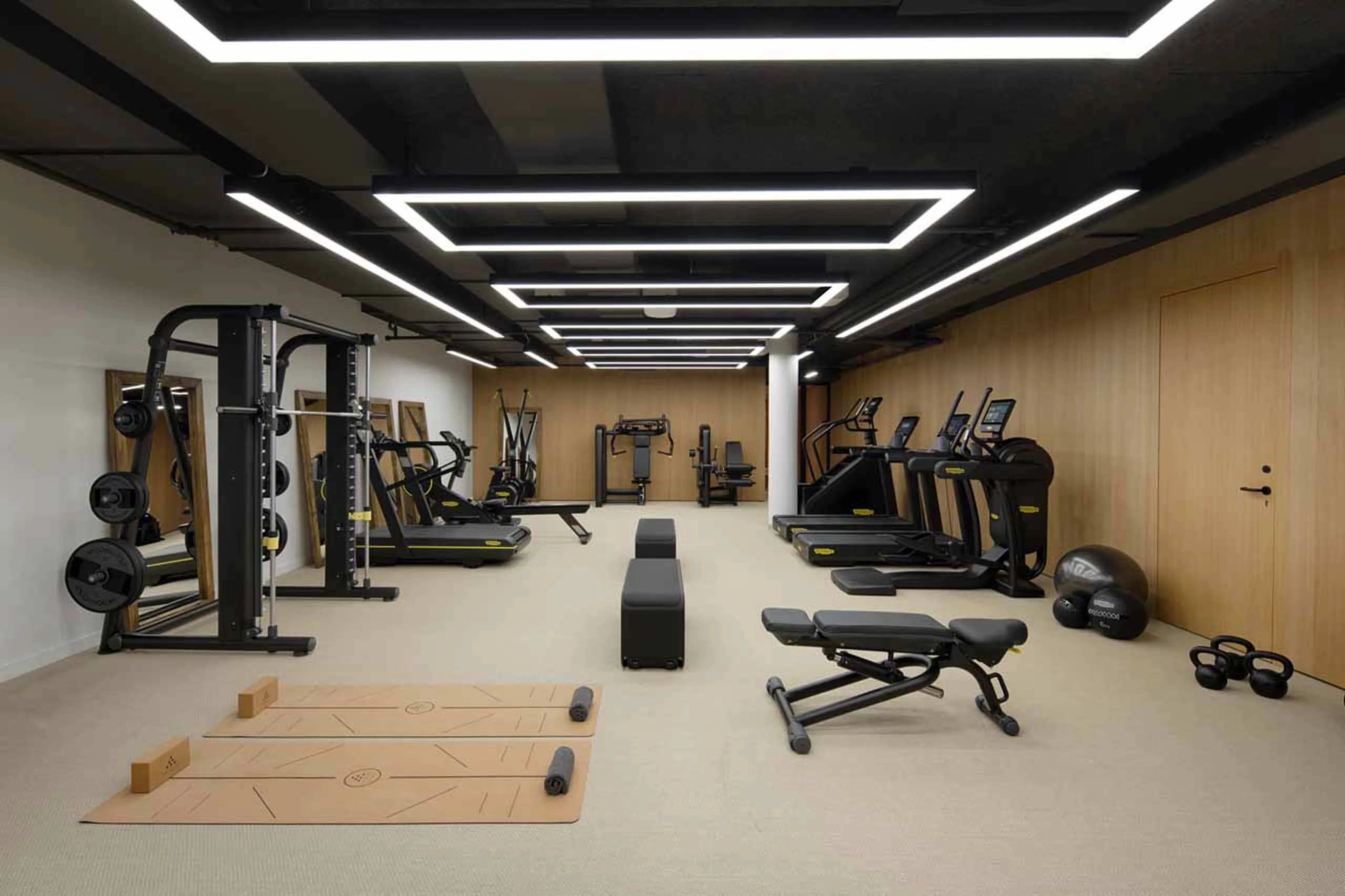 Gym at Six Senses Chalet in Crans-Montana