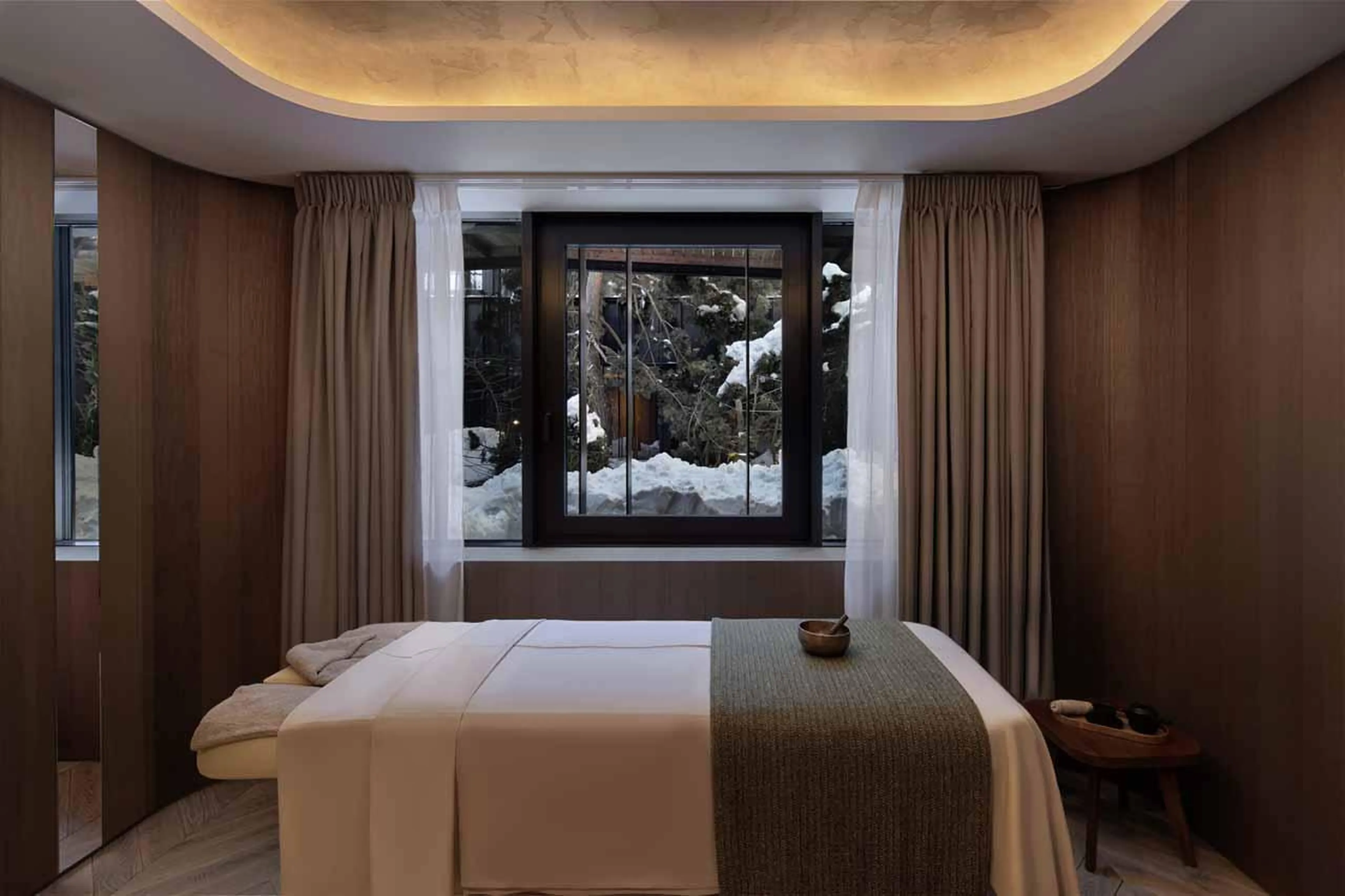 Massage room at Six Senses Crans Montana