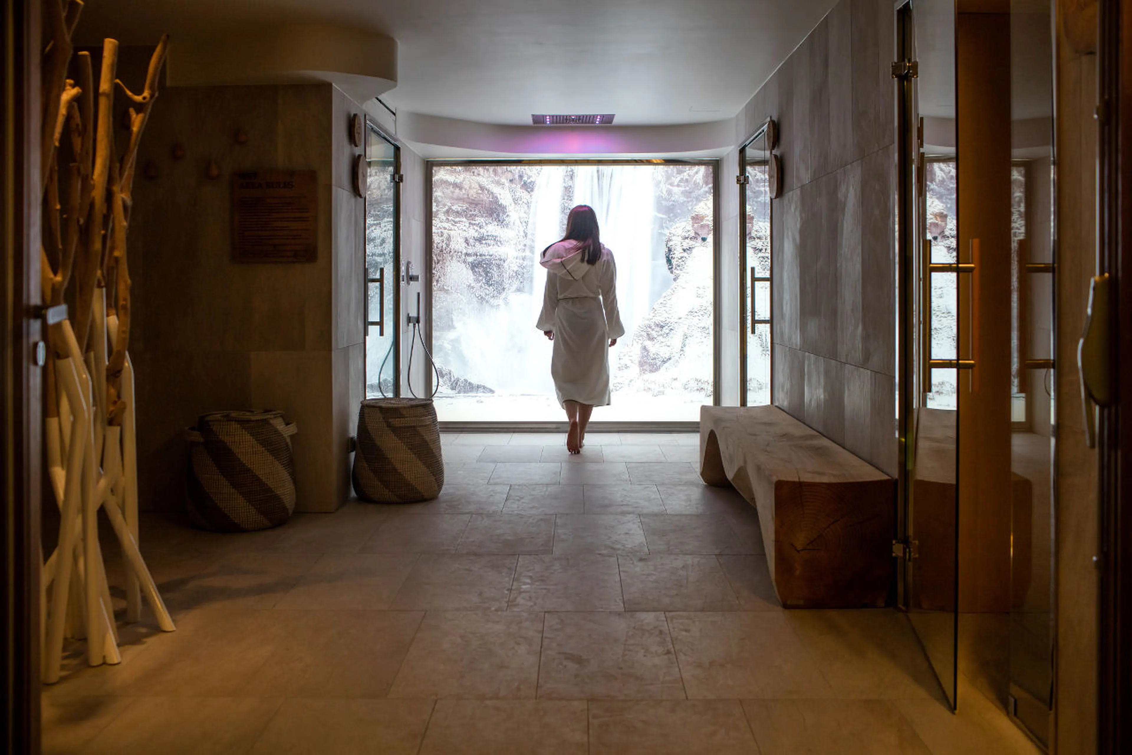 Hydrotherapy walk at Apartment Six Senses Two in Courchevel 1850