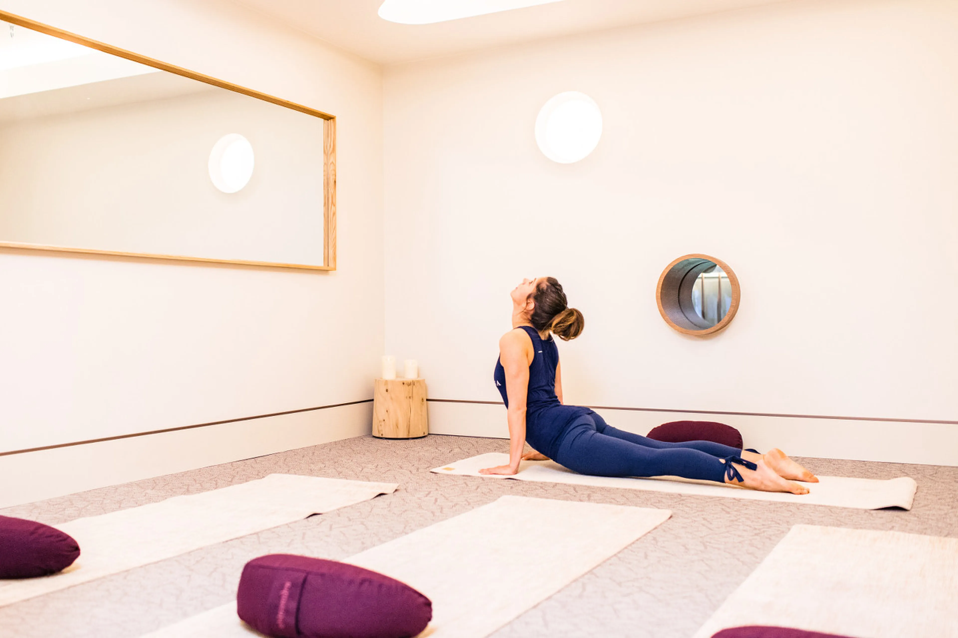 Yoga studio at Apartment Six Senses Two in Courchevel 1850