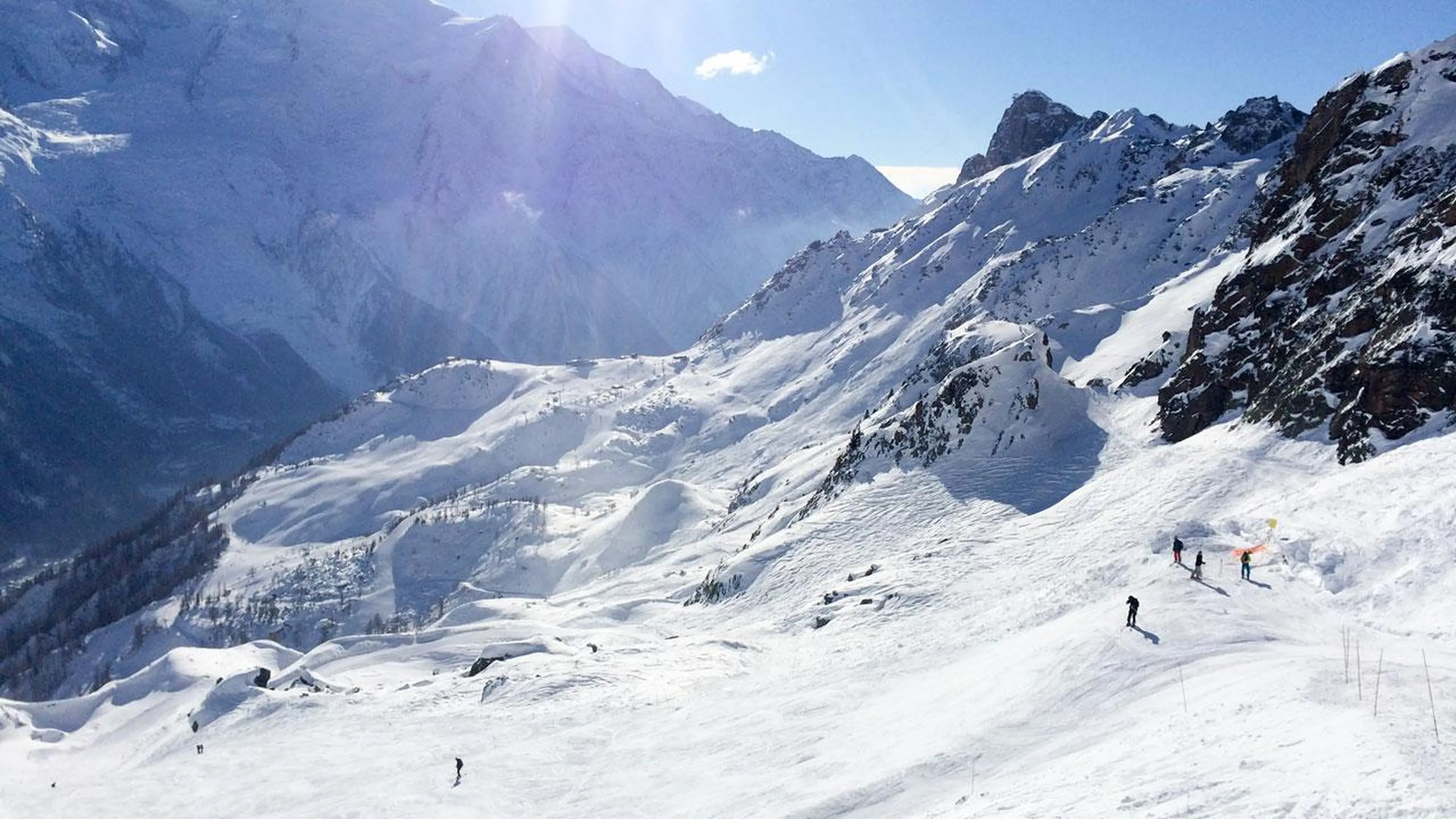 Skiing in Chamonix