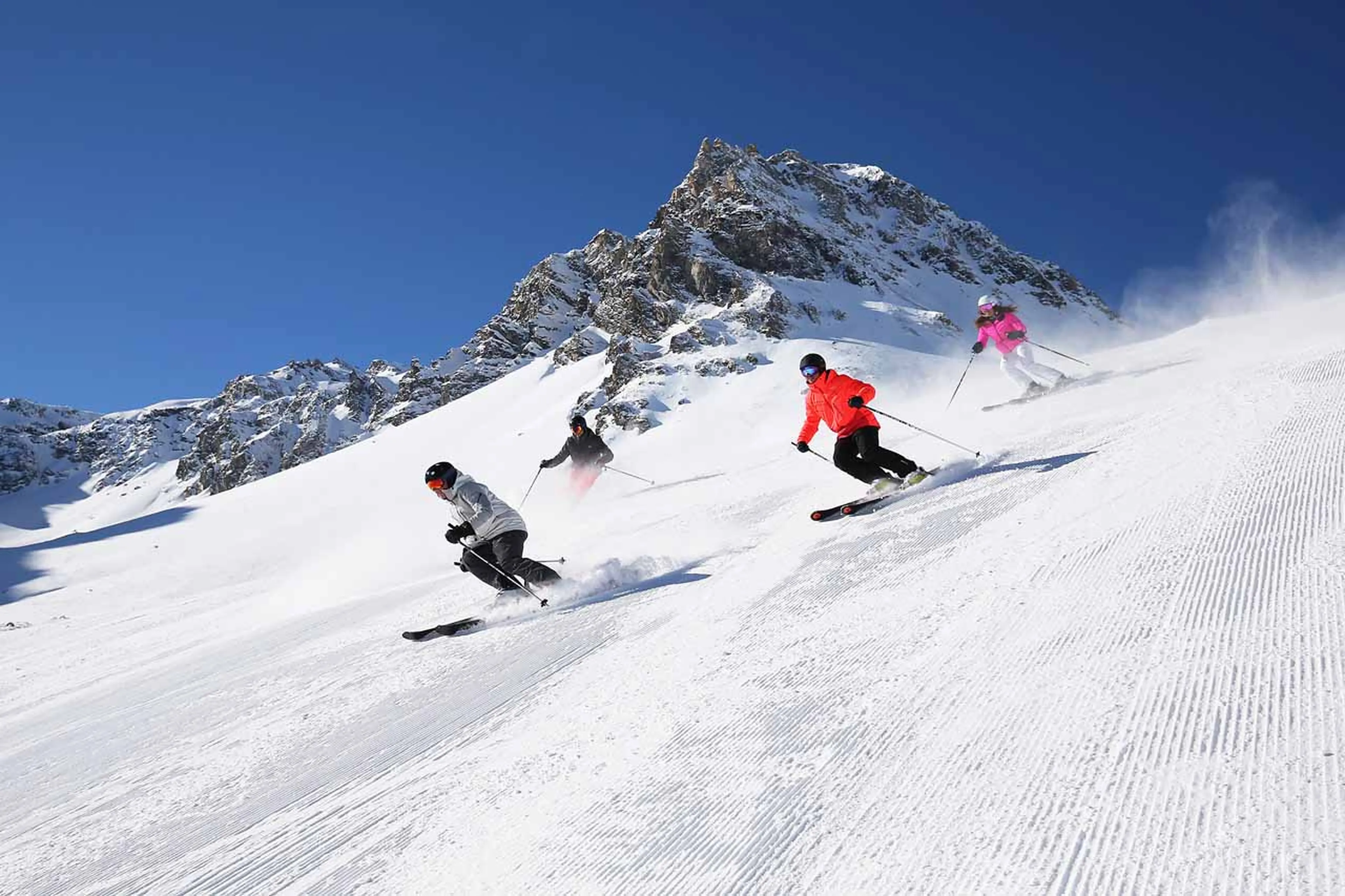 Spring skiing in Val d'Isere