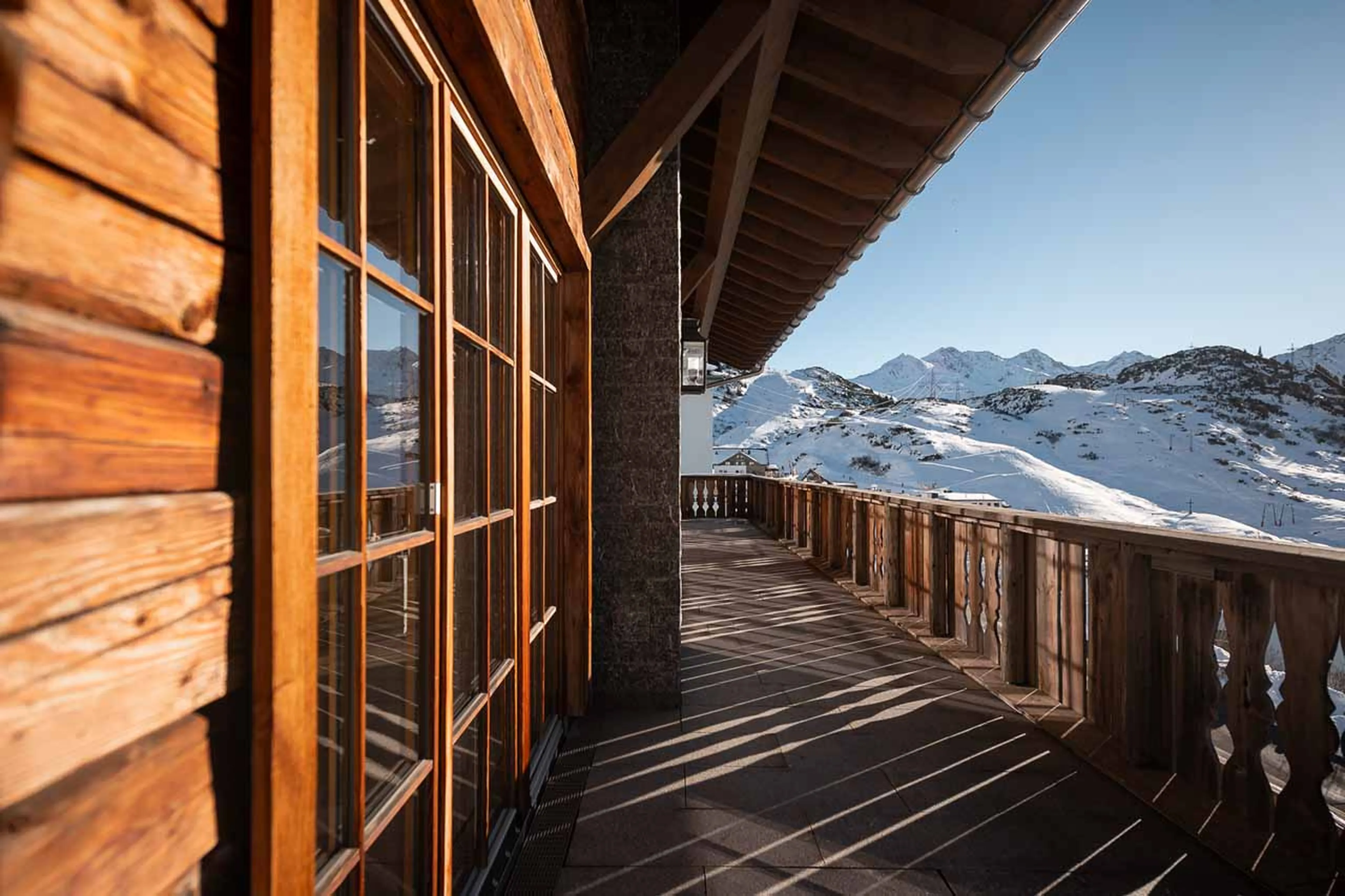 Mountain views from Skyfall Penthouse in St Christoph