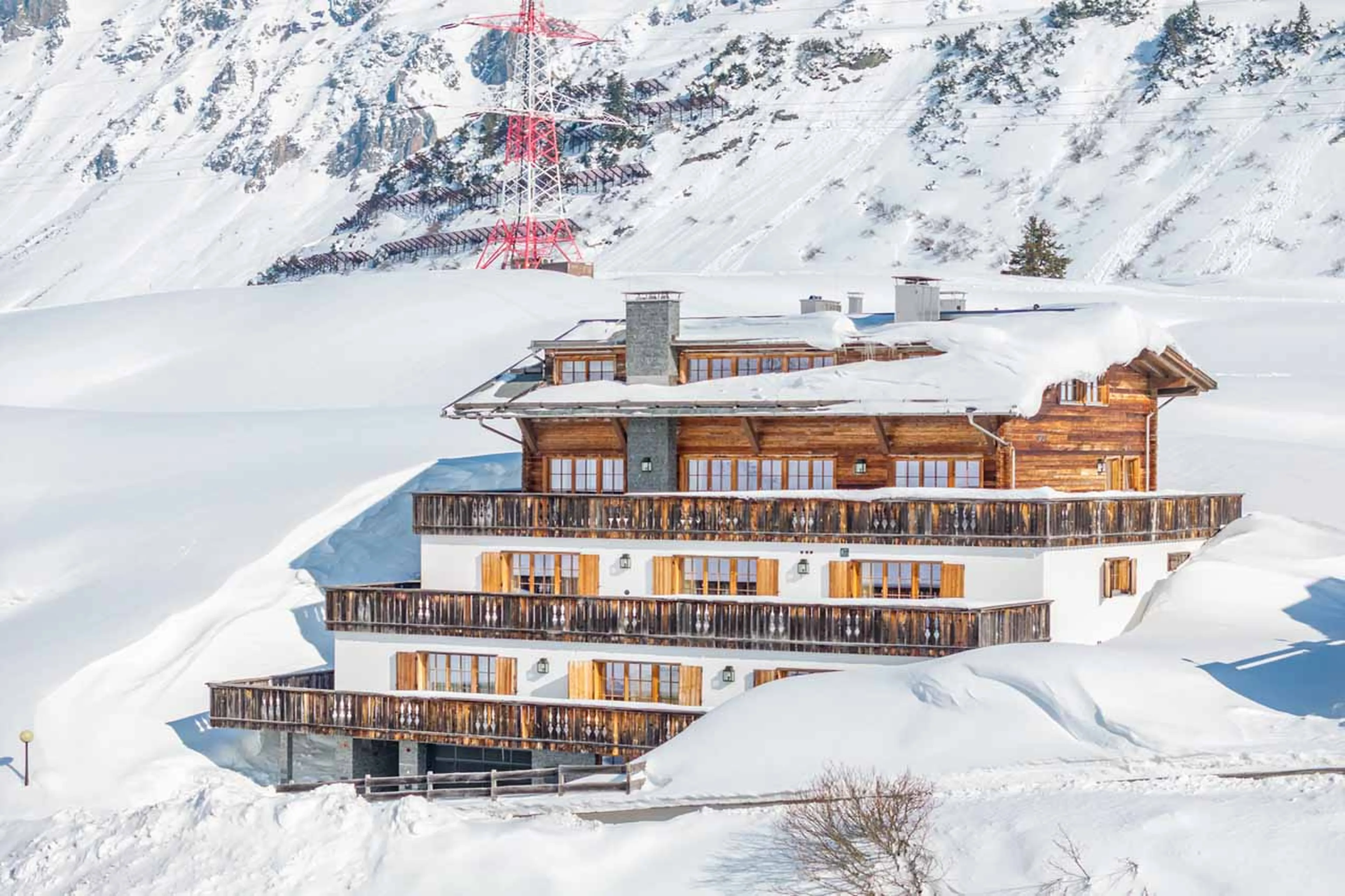 Exterior of Skyfall Penthouse in St Christoph
