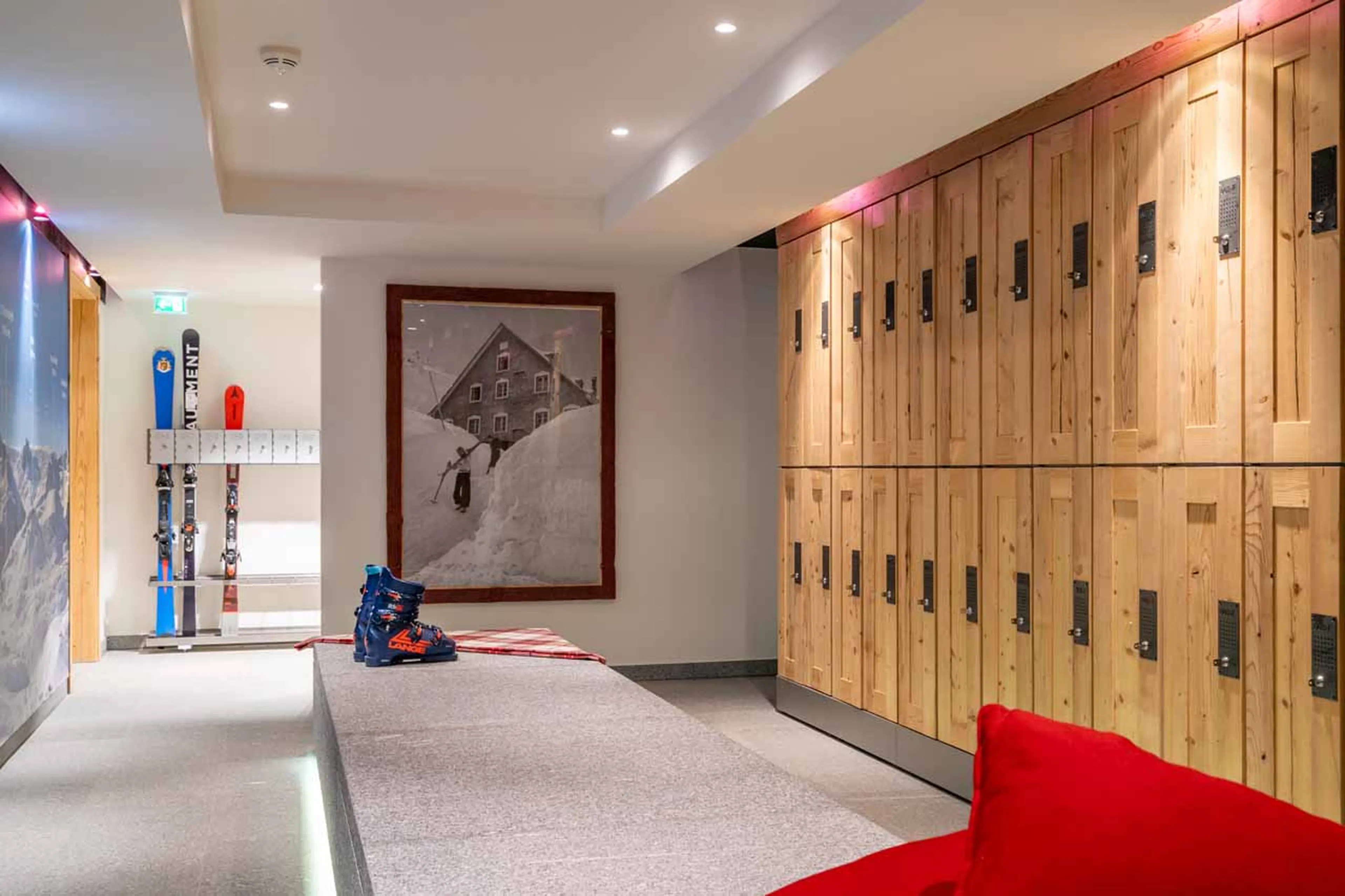 Ski room at Skyfall Penthouse in St Christoph