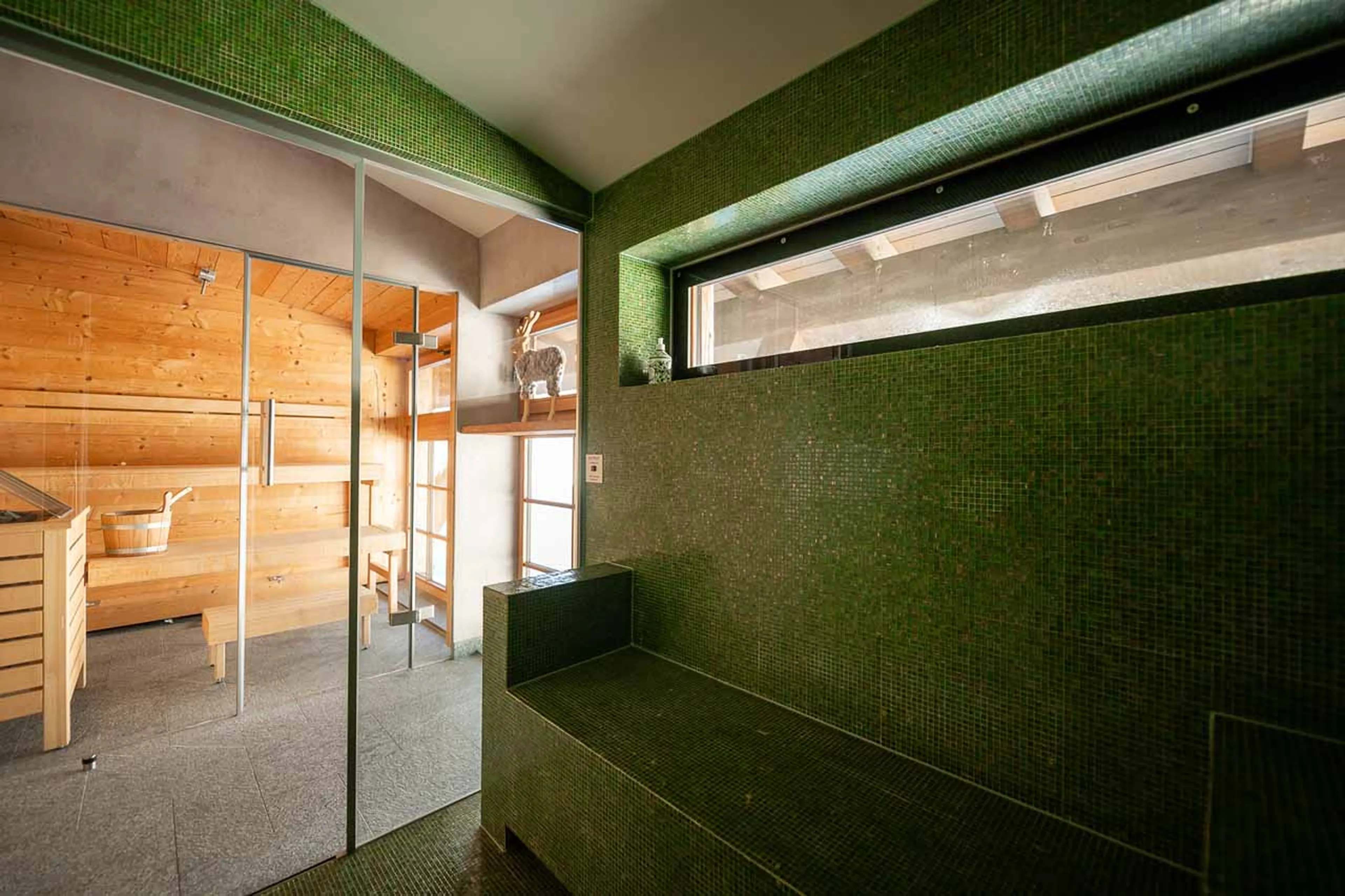 Spa steam shower at Skyfall Penthouse in St Christoph