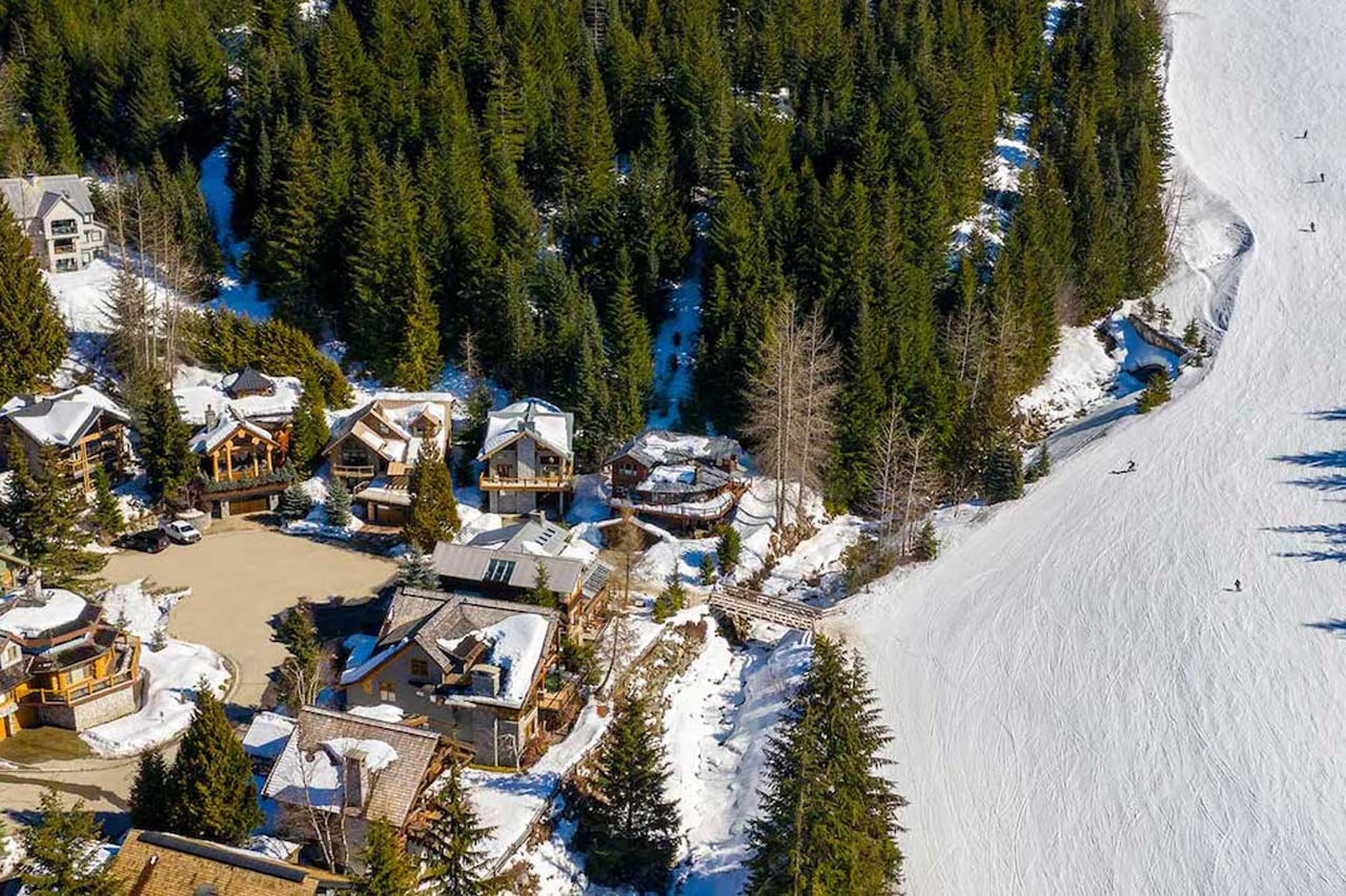 Drone view at Snowridge Views in Whistler