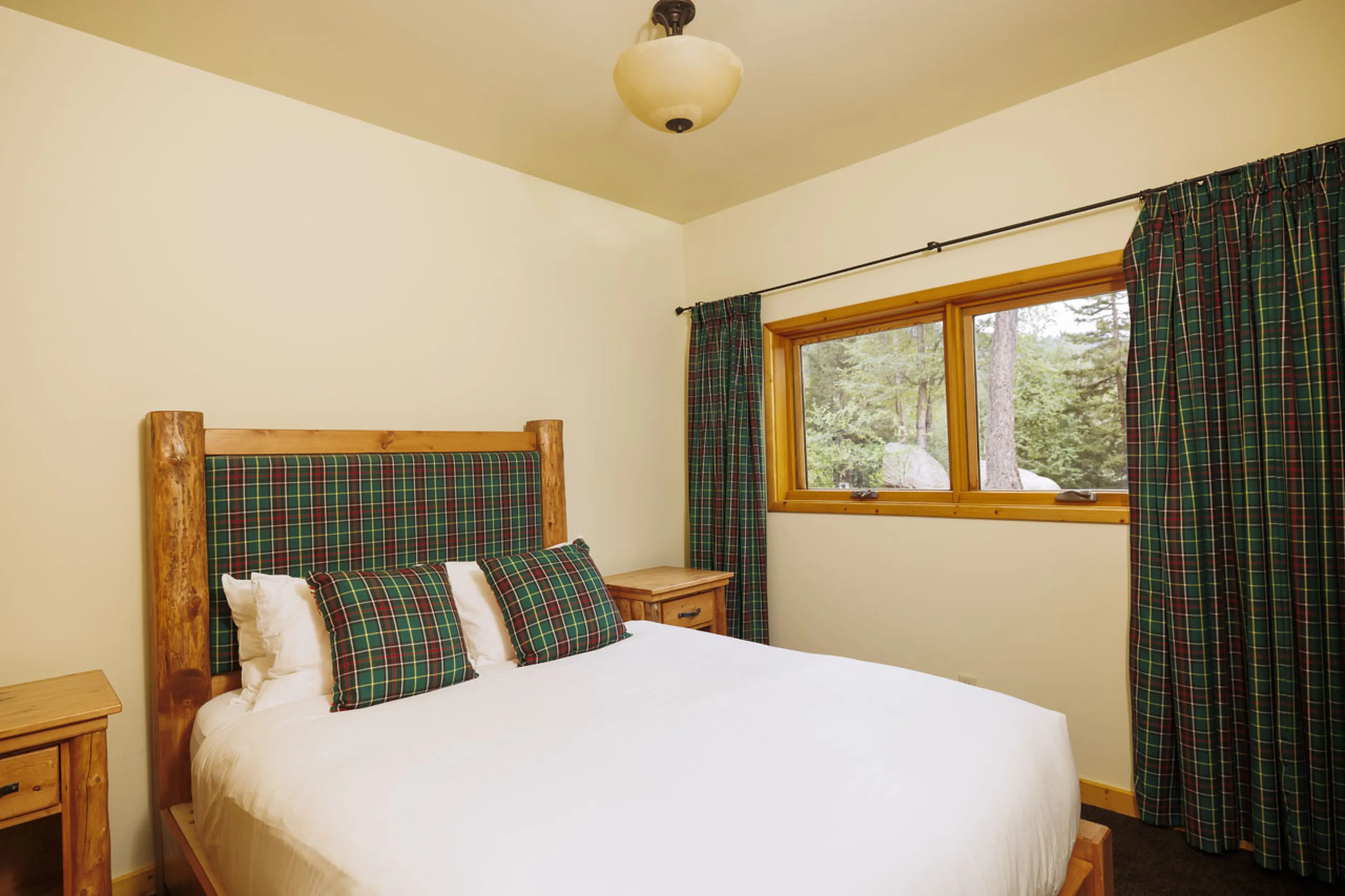 Bedroom three at Spirit Bear Lodge in South Chilcotin, British Columbia