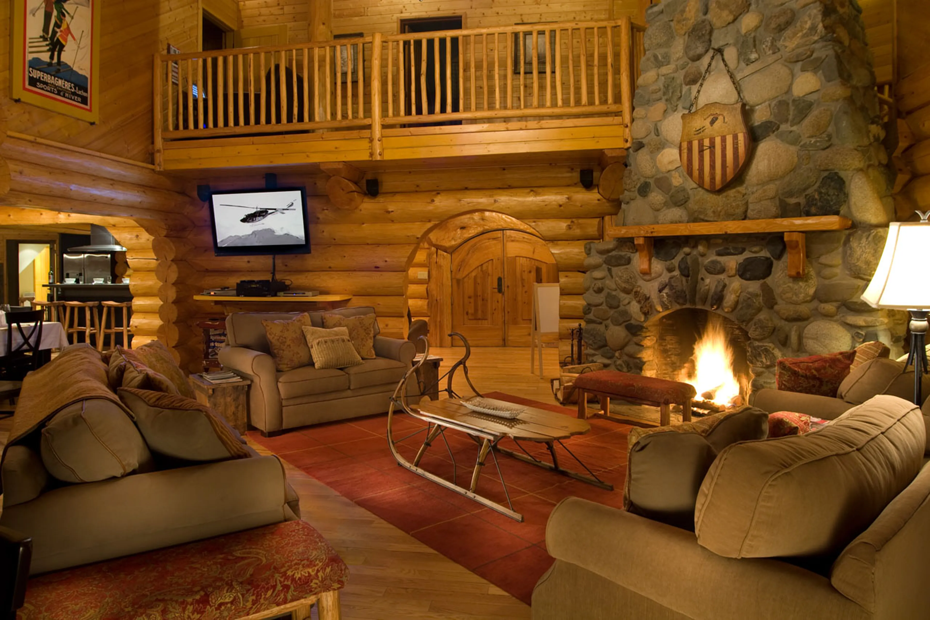 Cosy nights at Spirit Bear Lodge in South Chilcotin, British Columbia