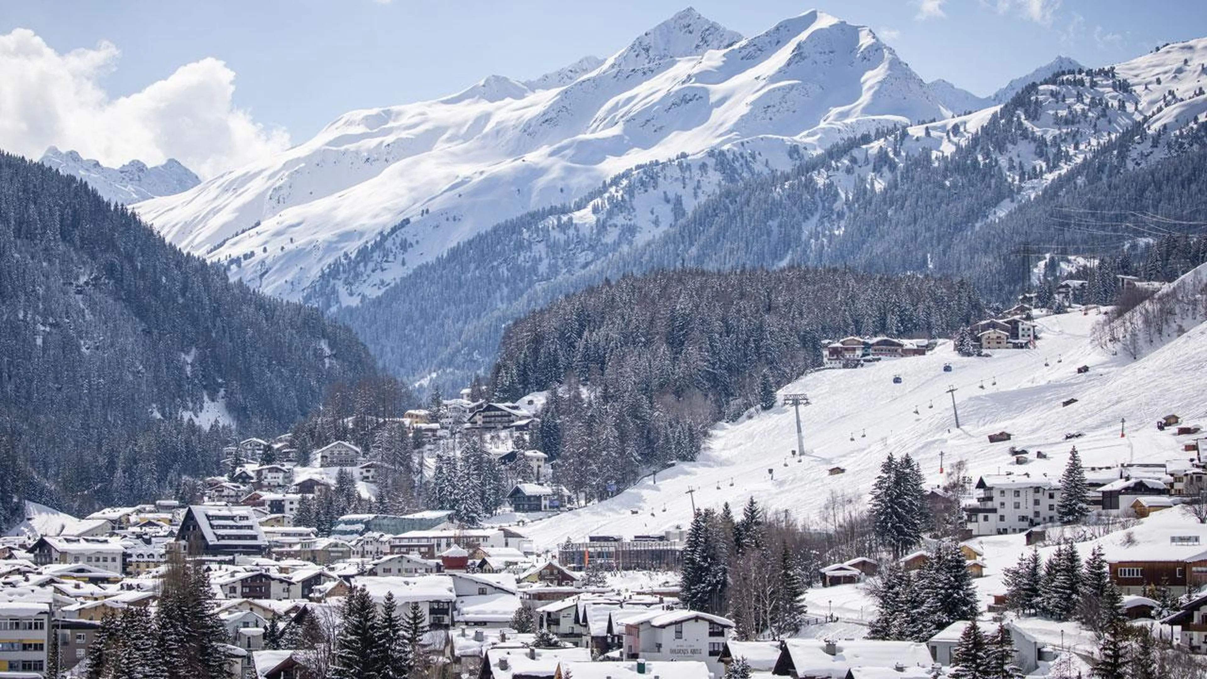 Panoramic view of St Anton
