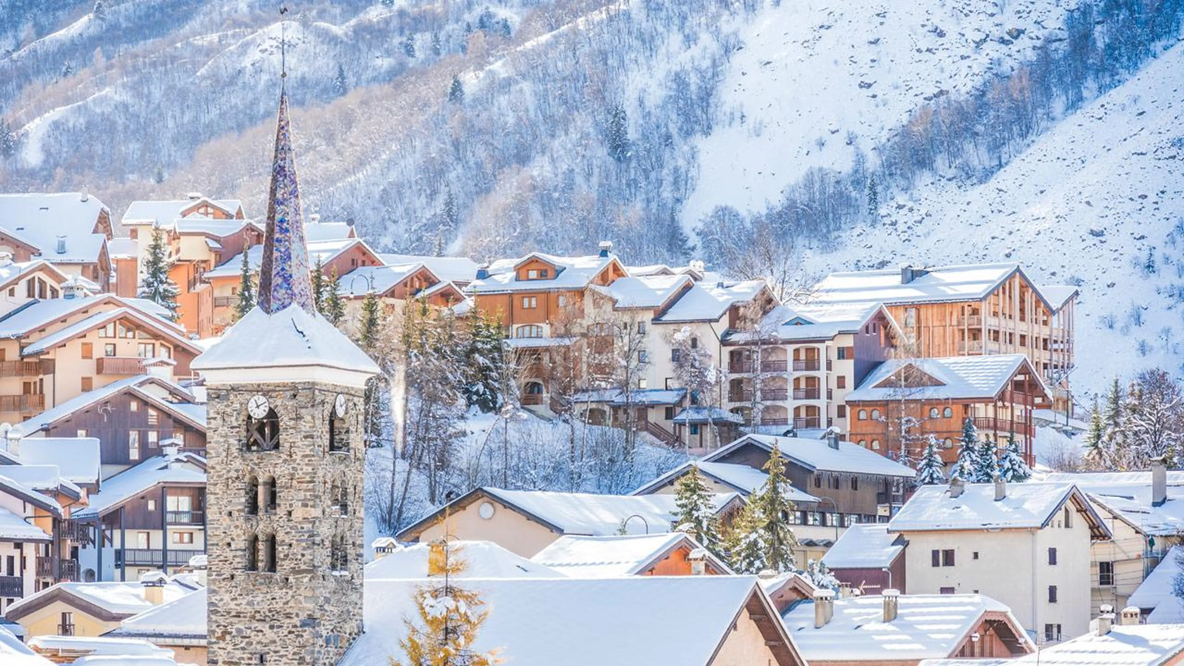 St Martin de Belleville in winter