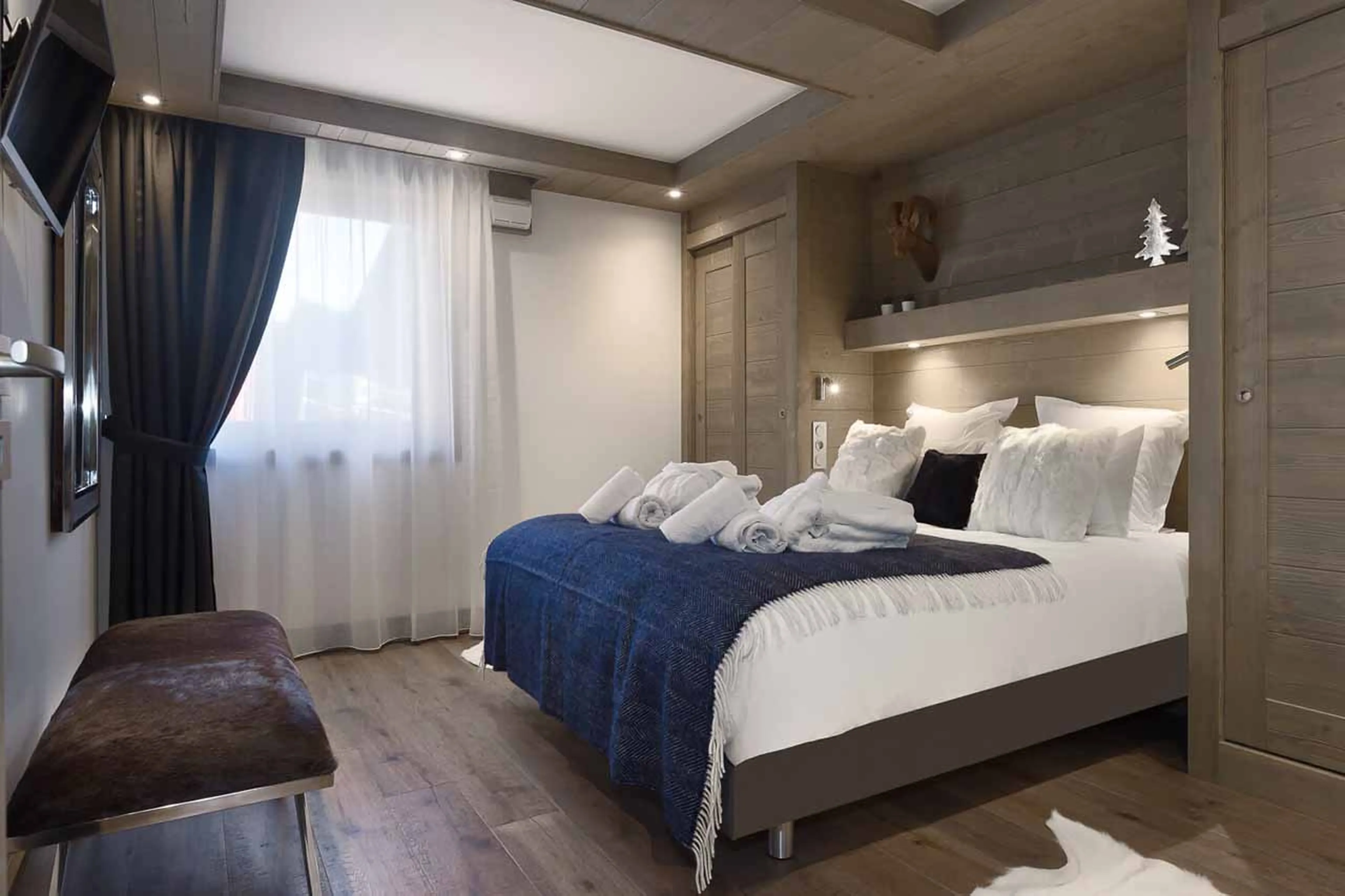 Second bedroom at Sundance Penthouse 504 in Courchevel 1650