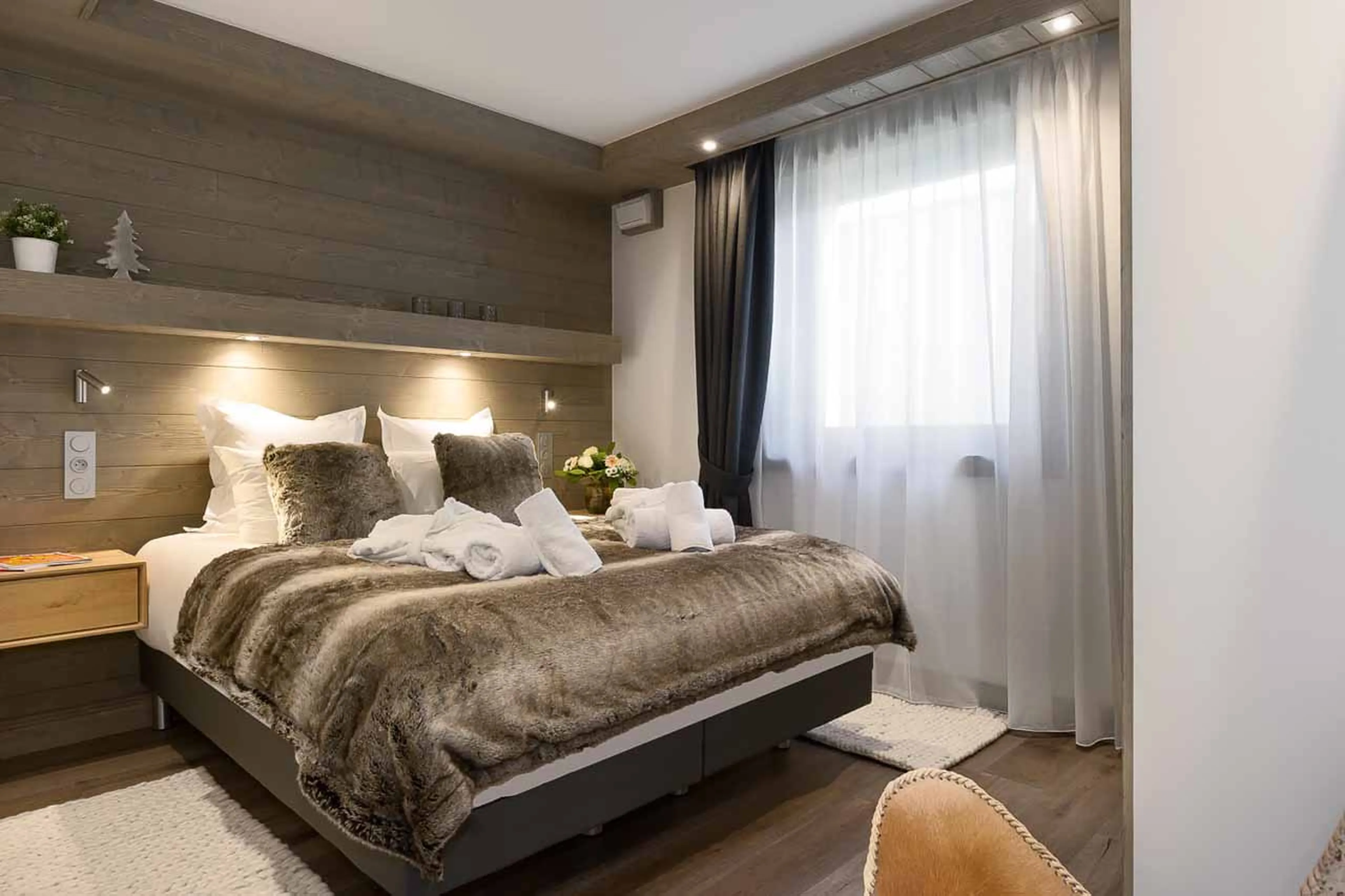 Bedroom at Sundance Penthouse 504 in Courchevel 1650