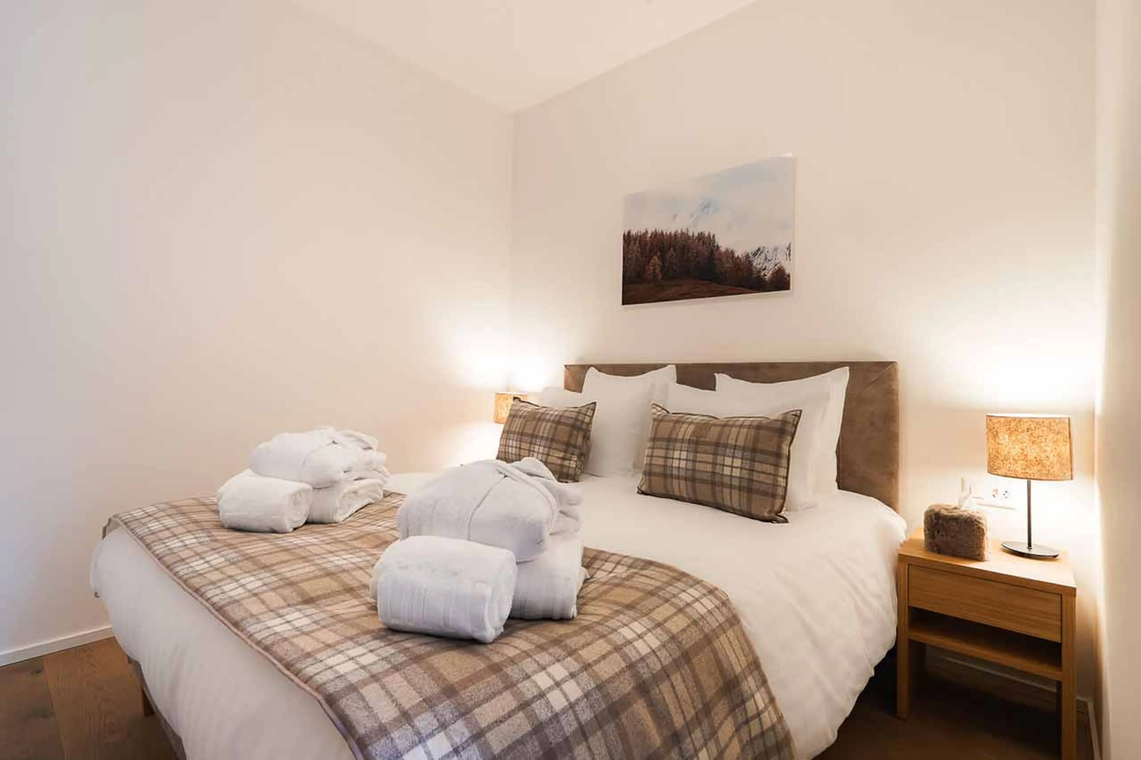 Windowless bedroom at Sundance Penthouse 504 in Courchevel 1650