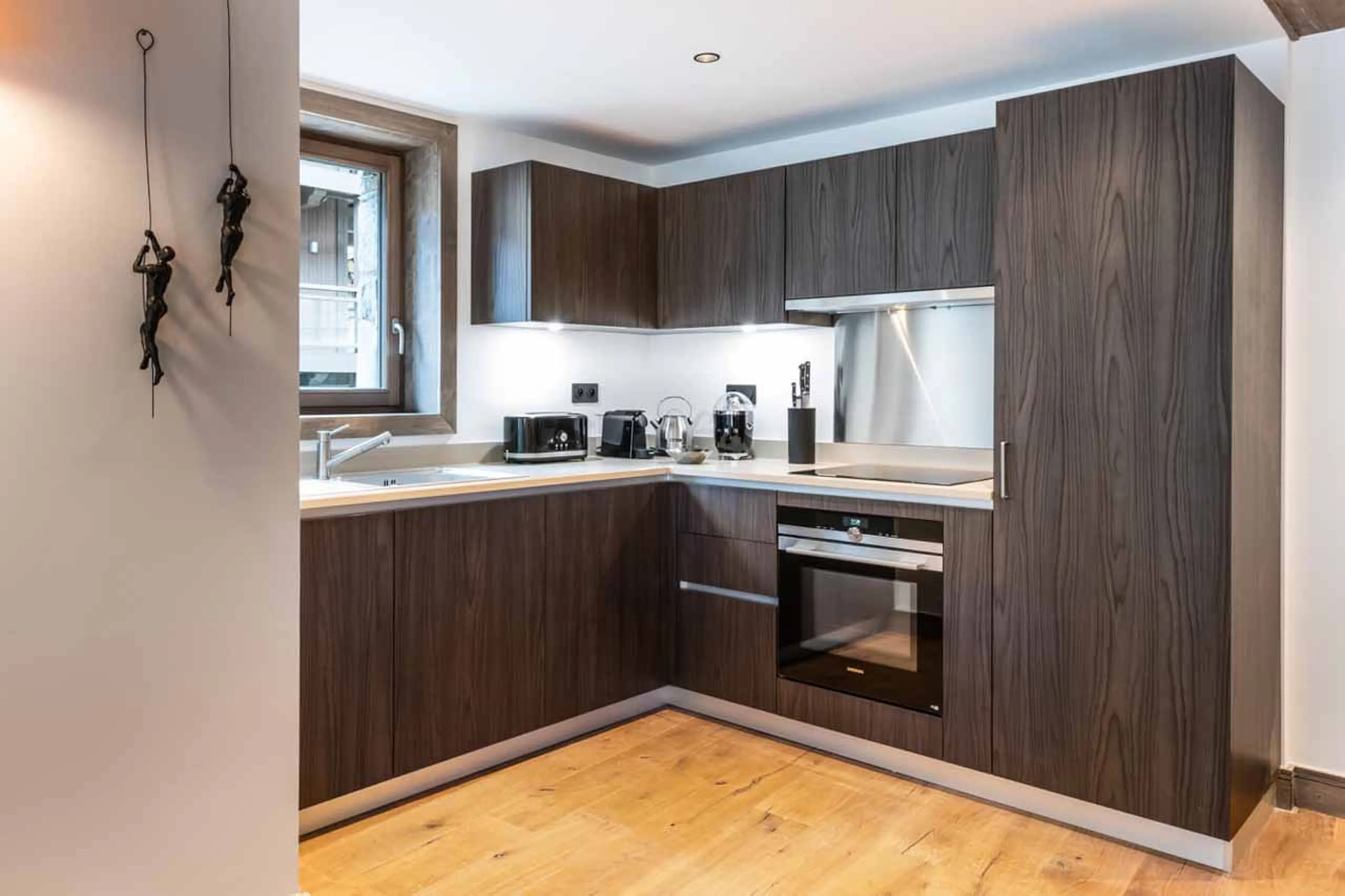 Kitchen at Sundance Penthouse 504 in Courchevel 1650