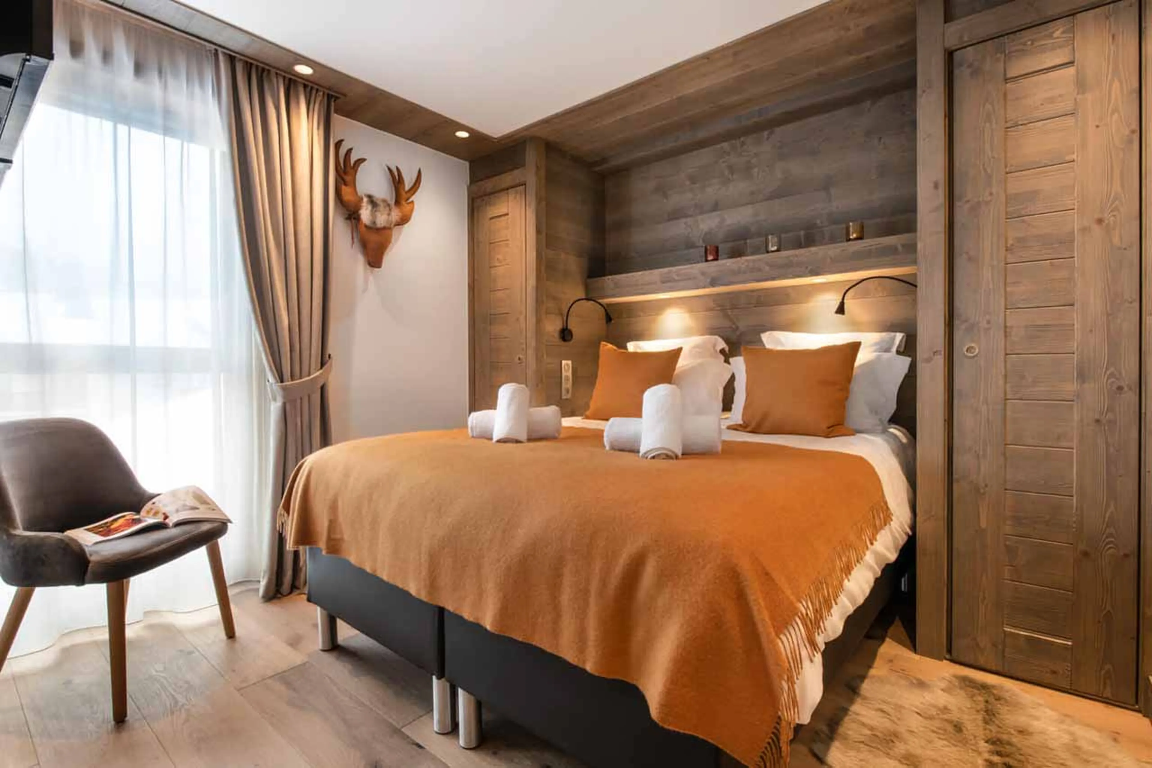 Bedroom at Sundance Penthouse 610 in Courchevel 1650