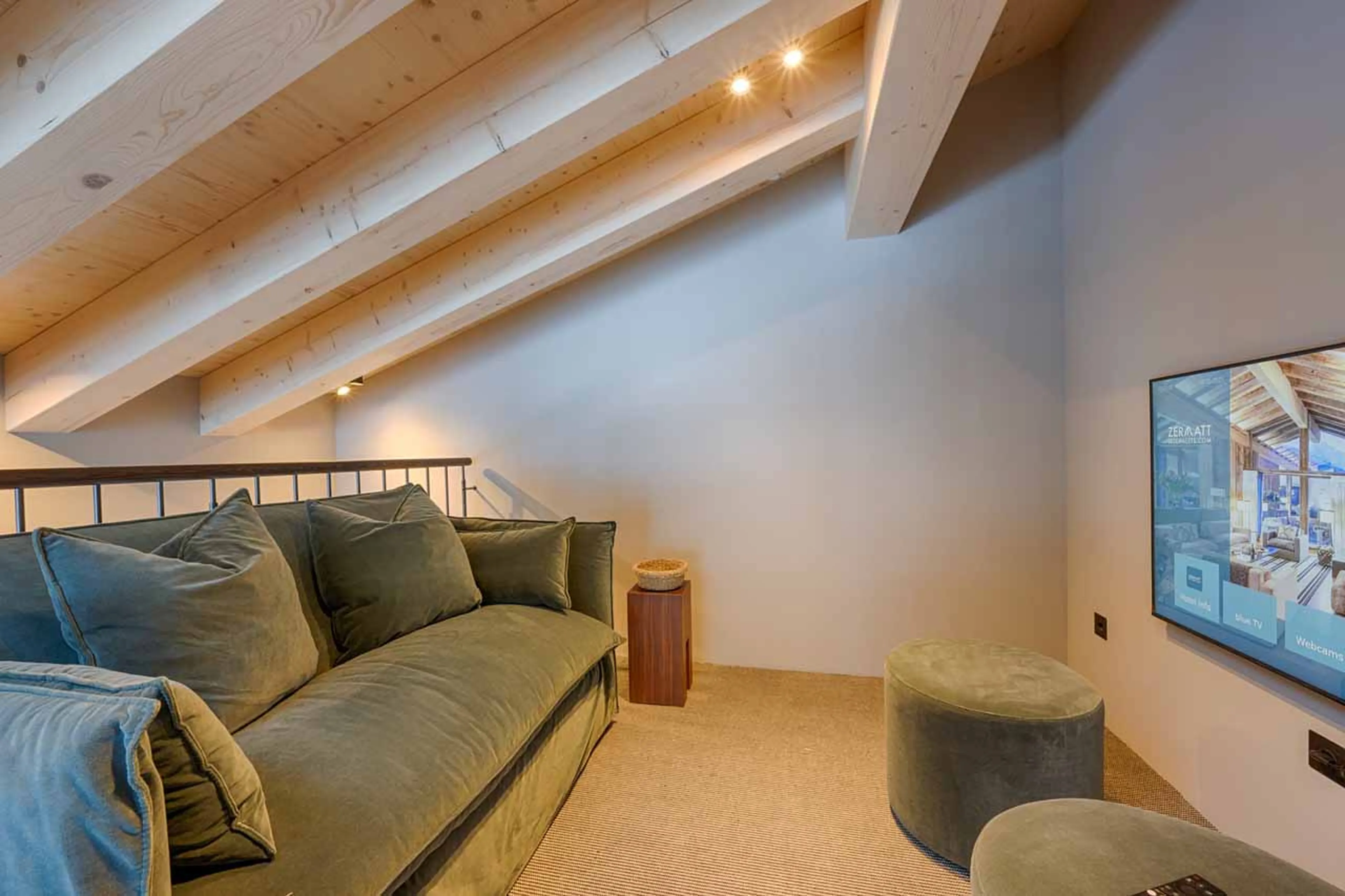 Mezzanine at Tete Blanche Lodge in Zermatt