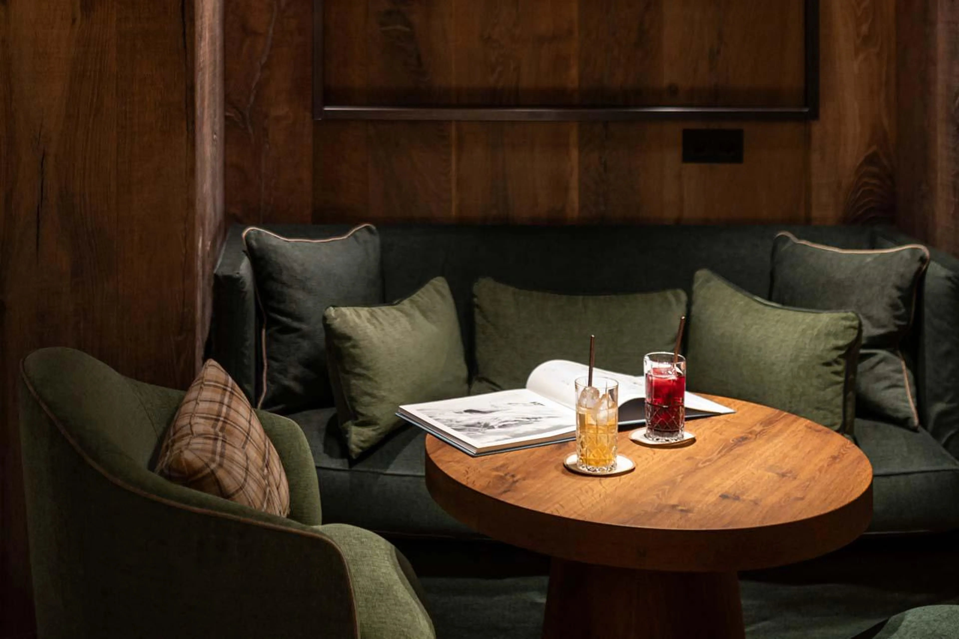 Comfortable seating space at The Barn in Lech