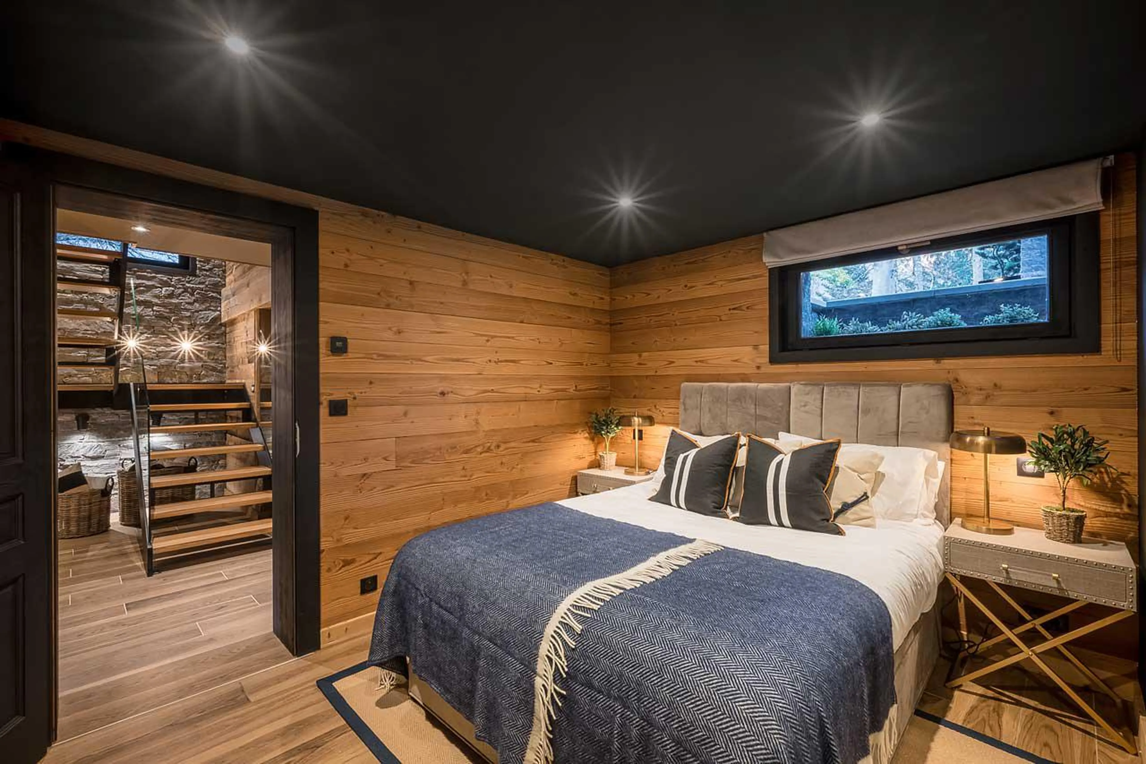 Bedroom five at The Bungo in Morzine
