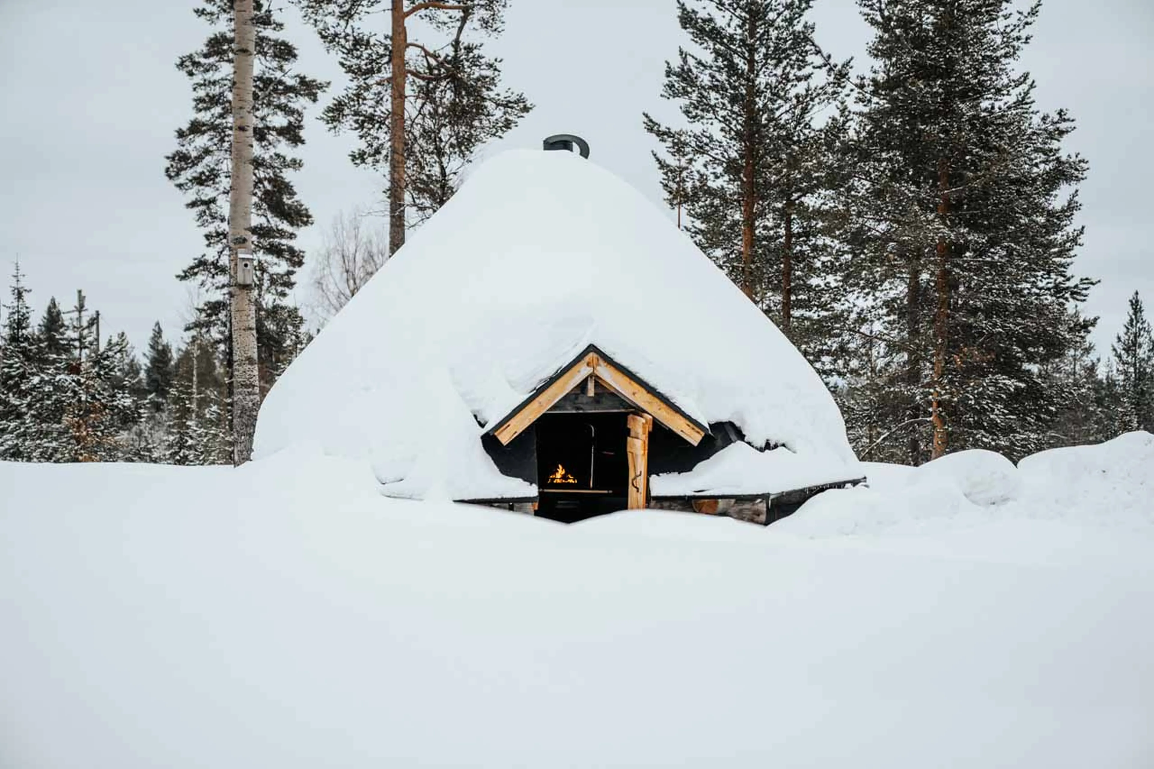 Lappish hut at The Fell Lodge, Finland