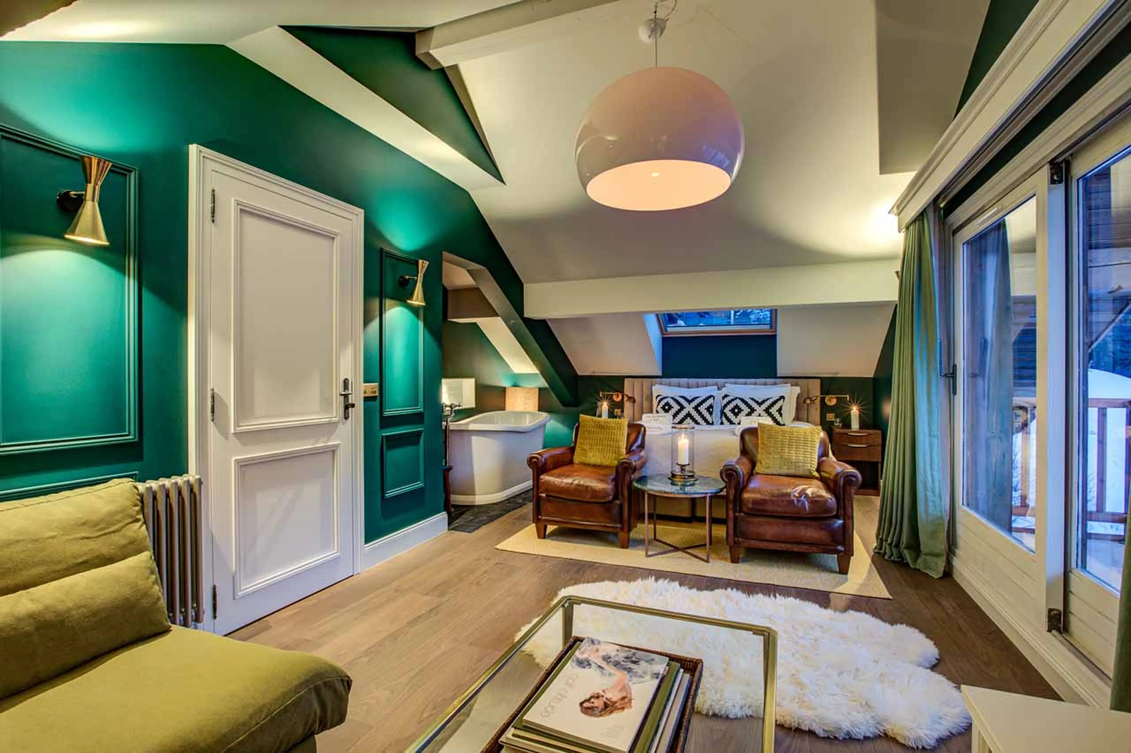 Bedroom six at The Lightbowne in Meribel