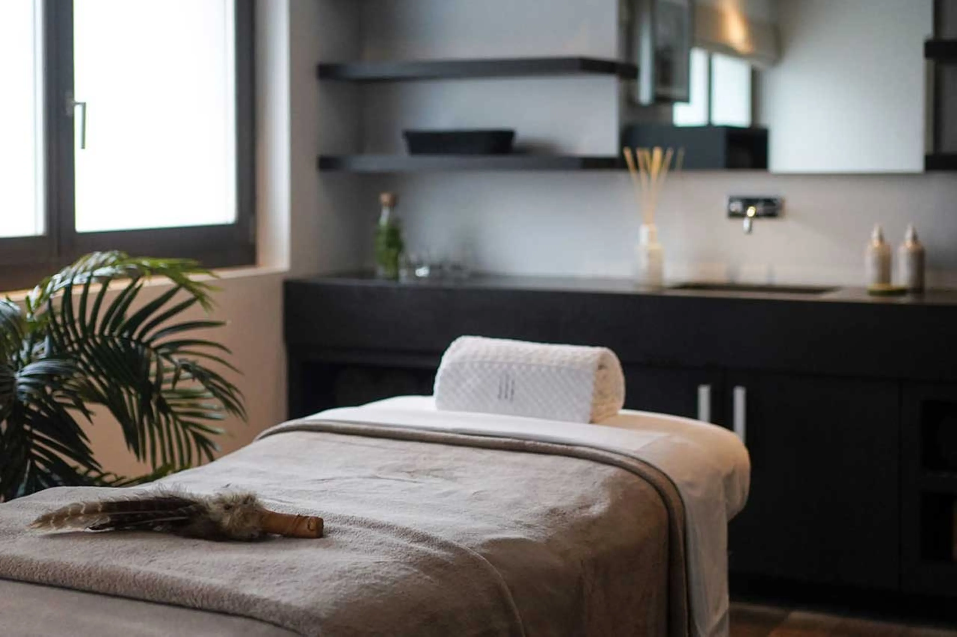 Massage room at The Lodge in Verbier