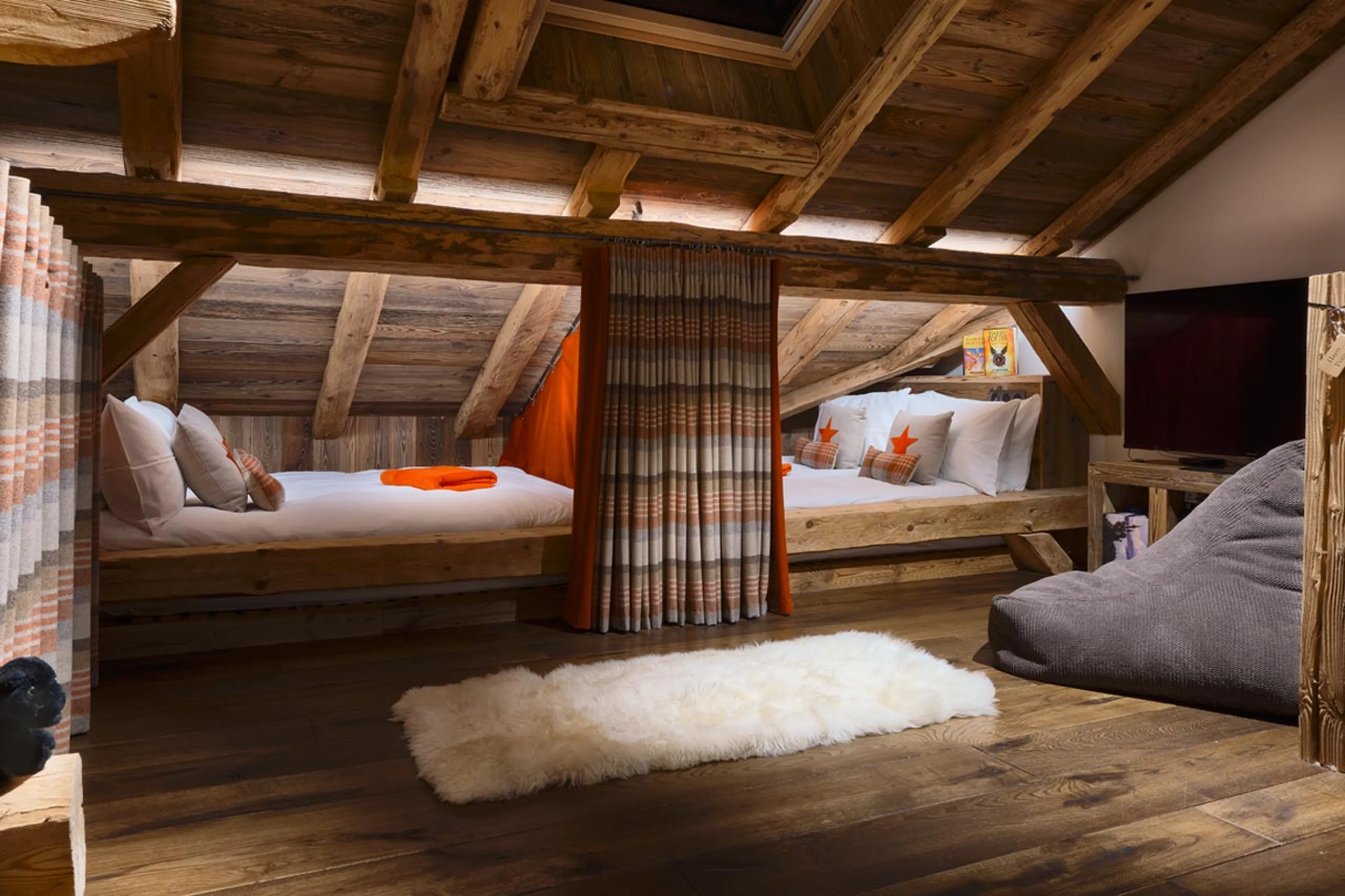 Bedroom five at The Old Macaroni in Morzine