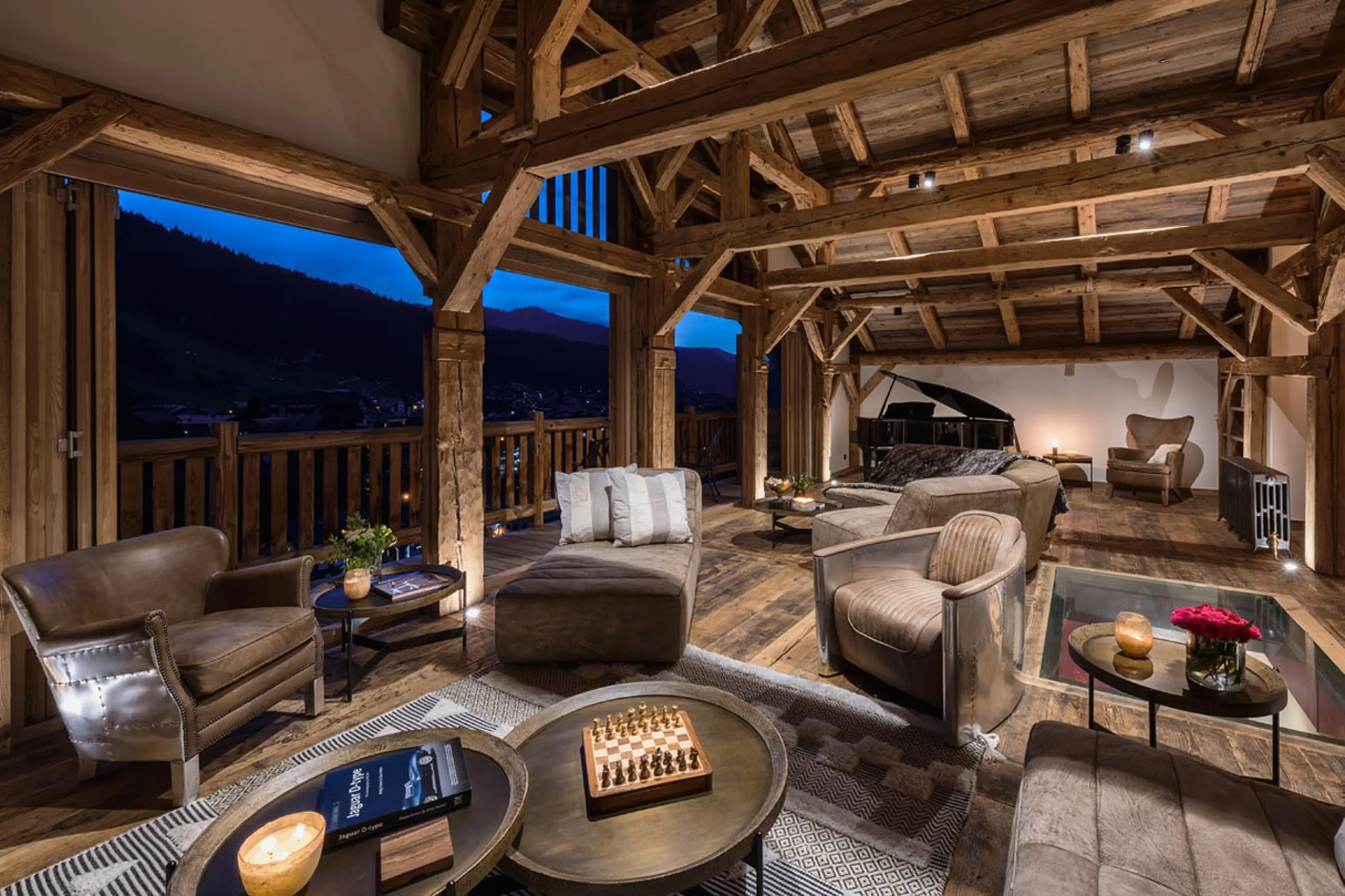 Living area at The Old Macaroni in Morzine