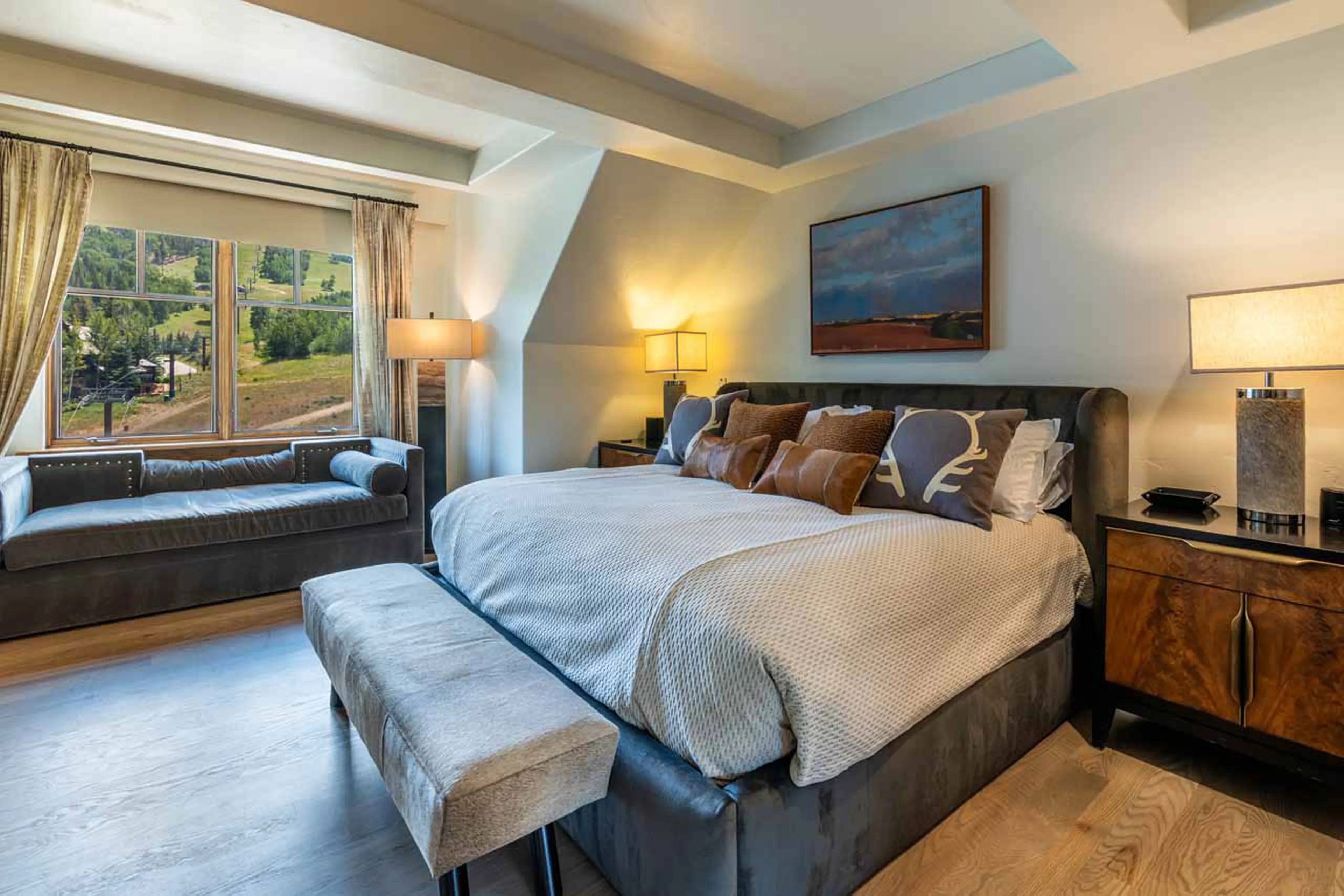 Bedroom two at The West Wing in Beaver Creek